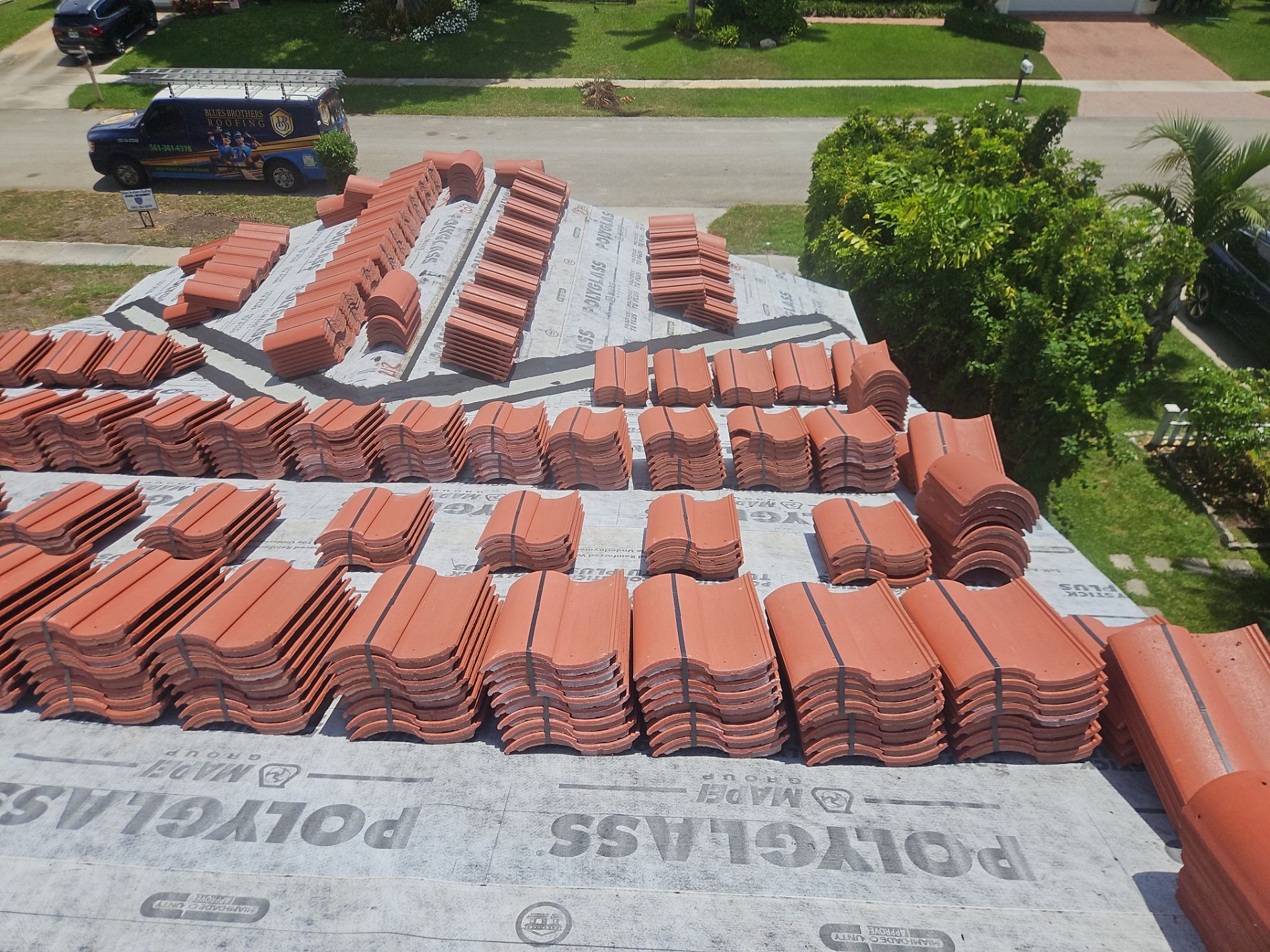 Residential Roofing Installation using WestLake Roofing Tile by BLUES BROTHERS ROOFING