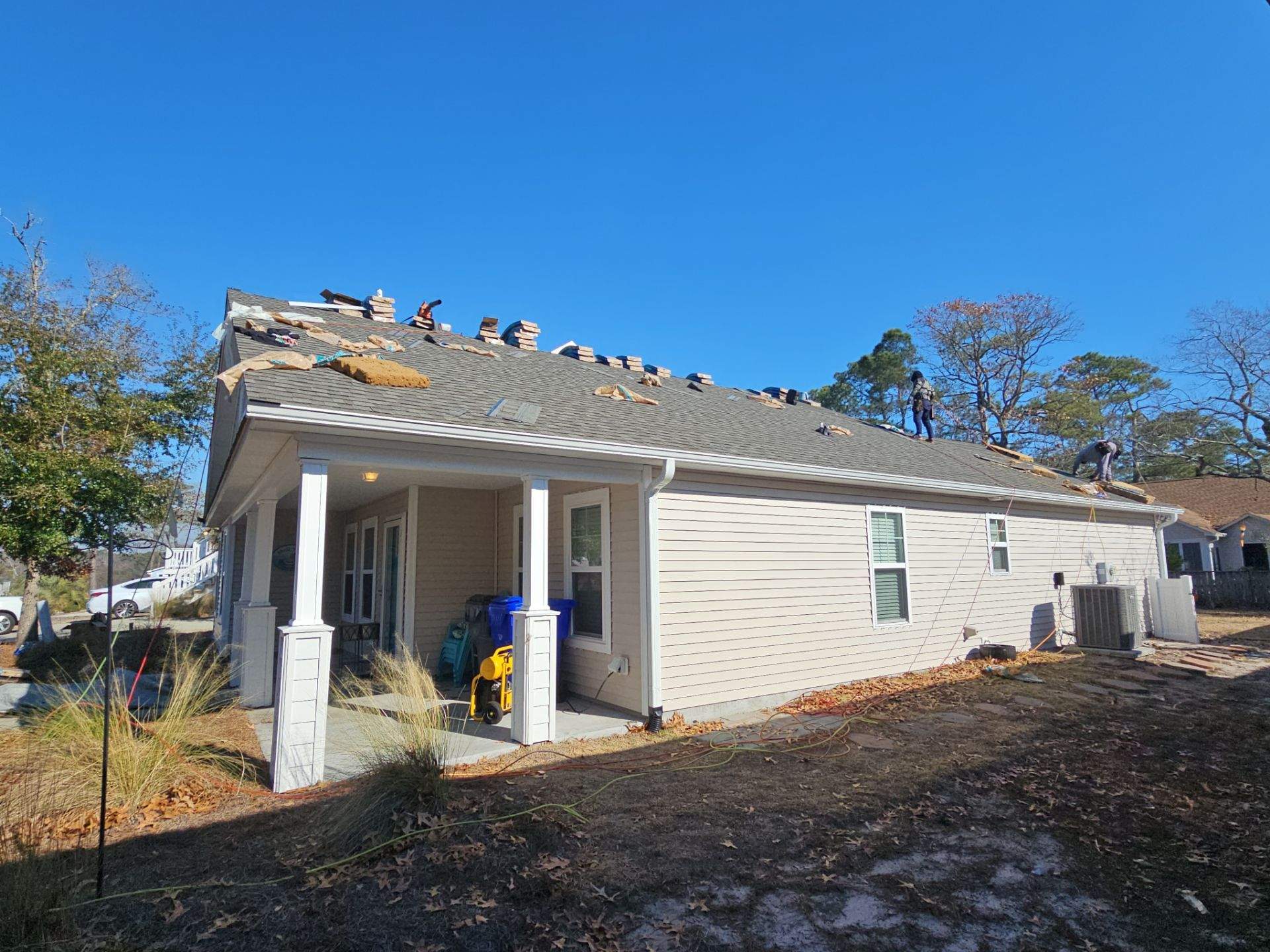 Oak Island Coastal Roof Fortification and Replacement by RGR Construction and Roofing, LLC
