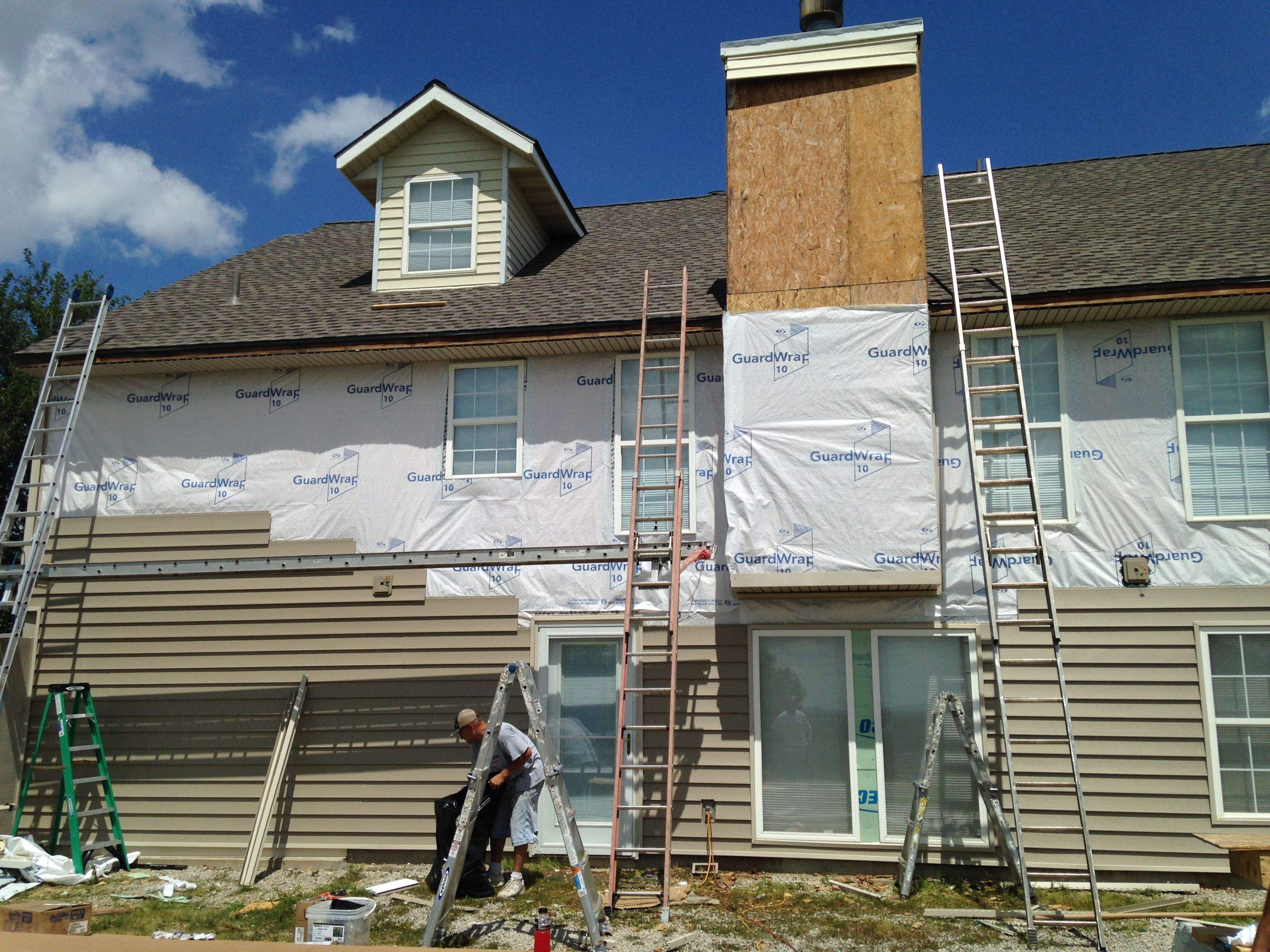 ROOF GUTTERS SIDING REPLACEMNT using GAF Timberline HD roof shingles and Alside Prodigy Siding by Gorilla Exteriors Contracting, LLC