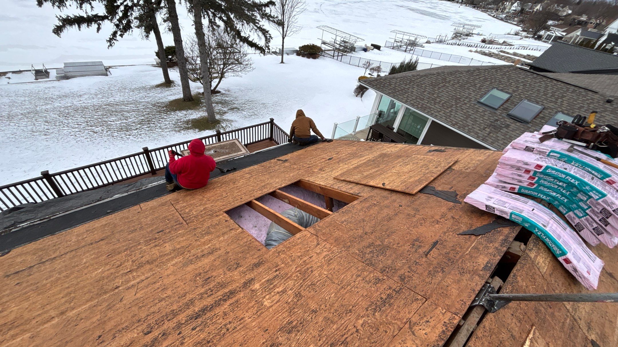 Roof Replacement using Owens Corning Duration Flex by 180 Contractors