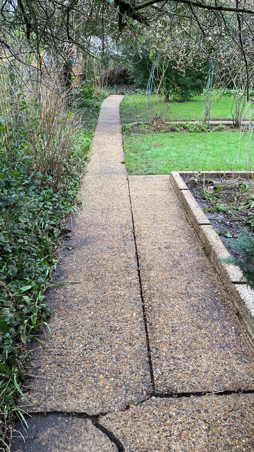Driveway And Patio Clean using honda 21 ltr/min by Ges Exterior Cleaning ltd