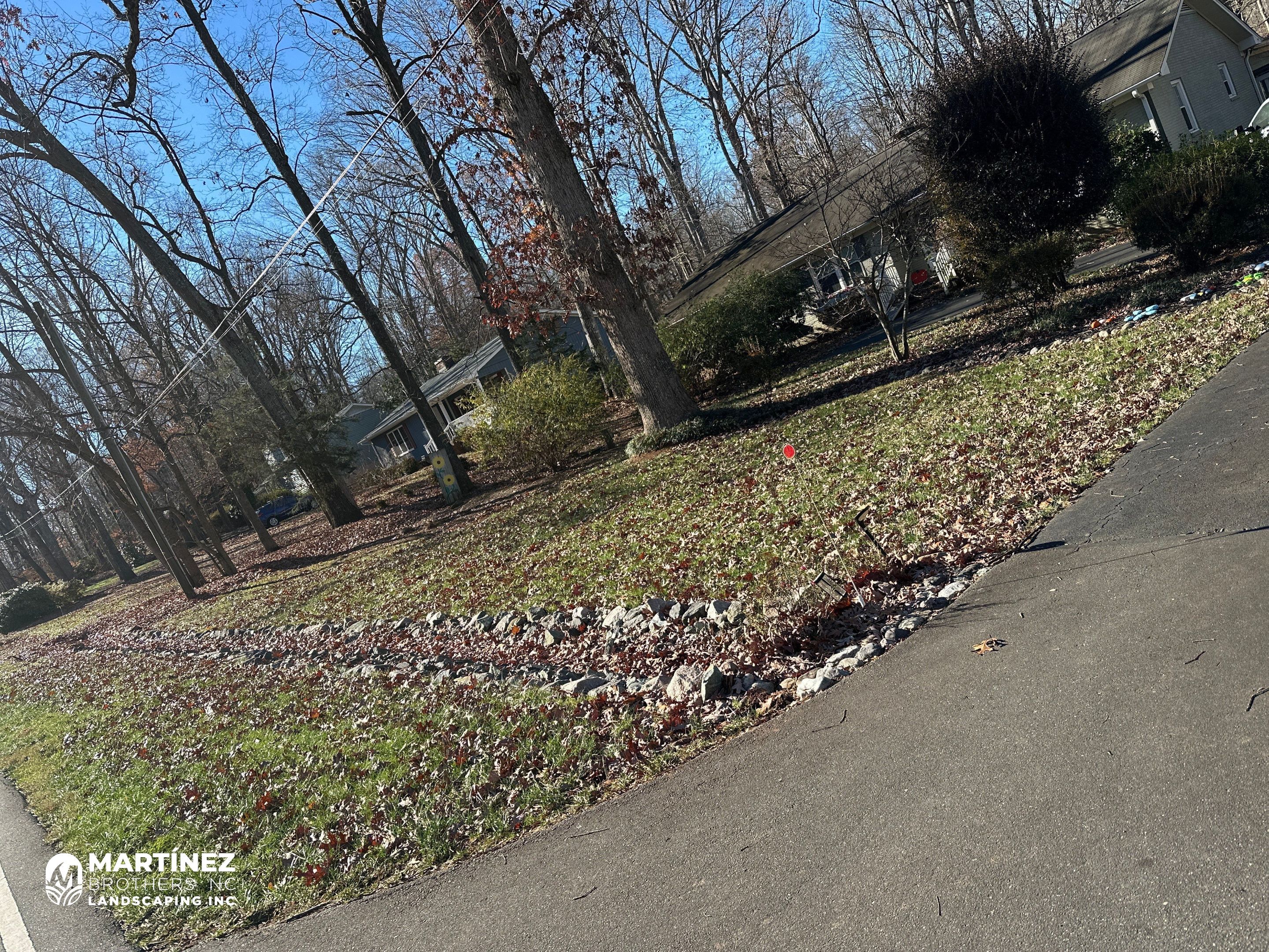 Leaf removal in Hillsborough by Martinez Brother’s Nc Landscaping Inc