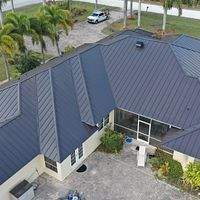 24ga 1" Nail-Strip Dark Bronze by Total Roofing System The Metal Roof Experts