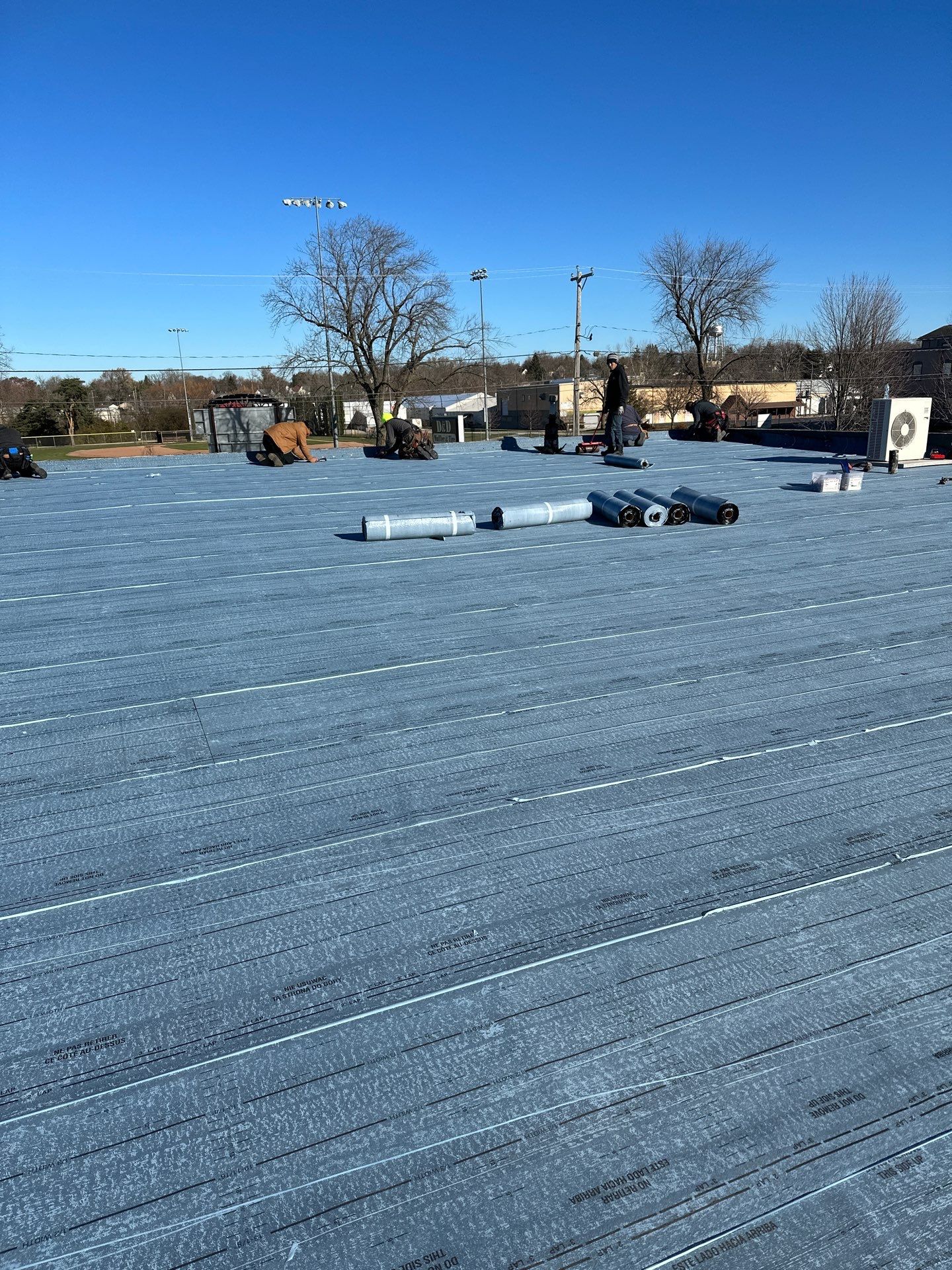 Commercial Roofing using Certainteed Flintastic Self Adhered by Stendahl Services