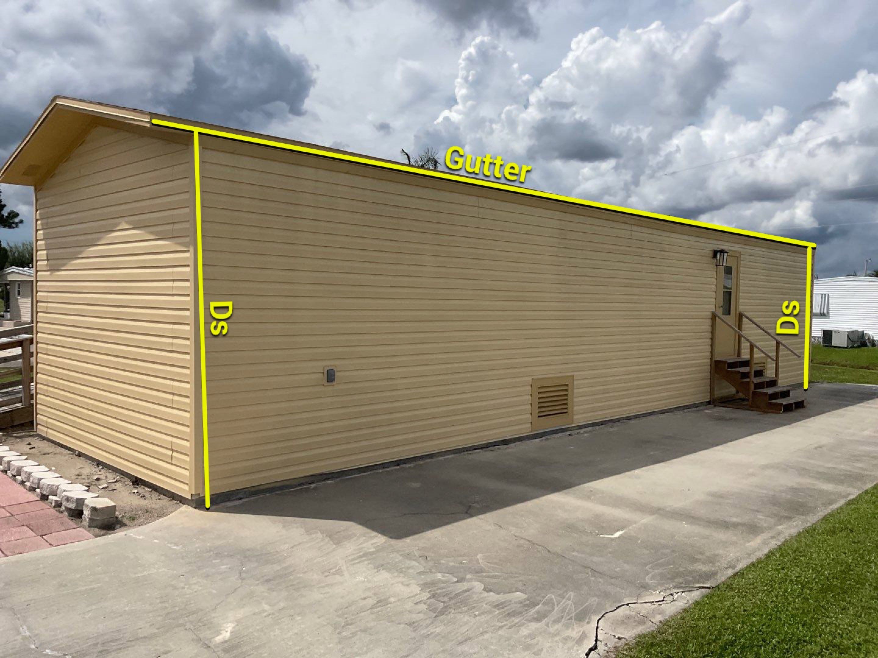 Aluminum Seamless Gutters using K-Style Seamless Gutters in North Fort Myers, FL by Gutter Professors