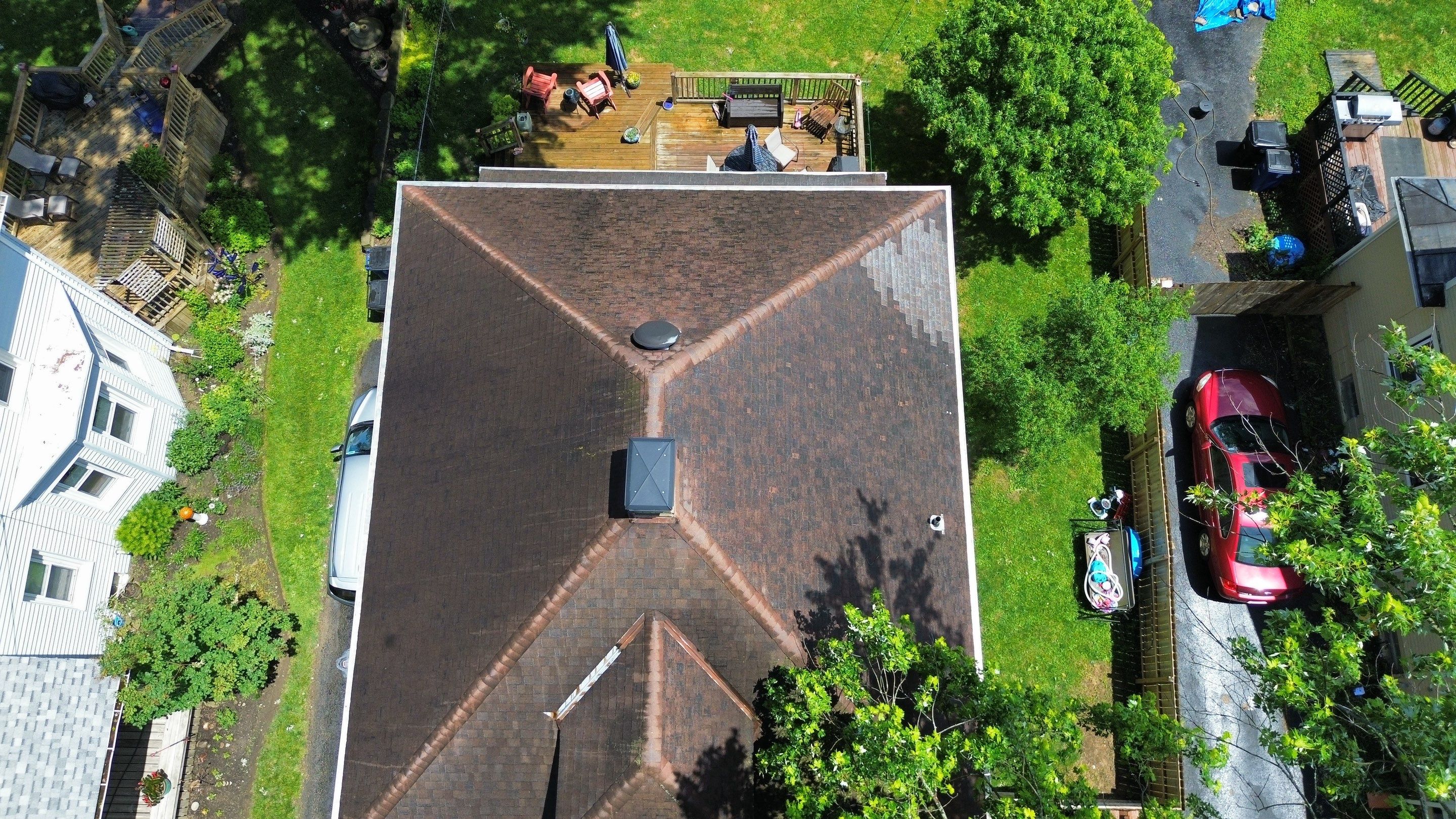 Residential Roofing Installation using Timberline UHDZ Shingles - Appalachian Sky by RoofX 