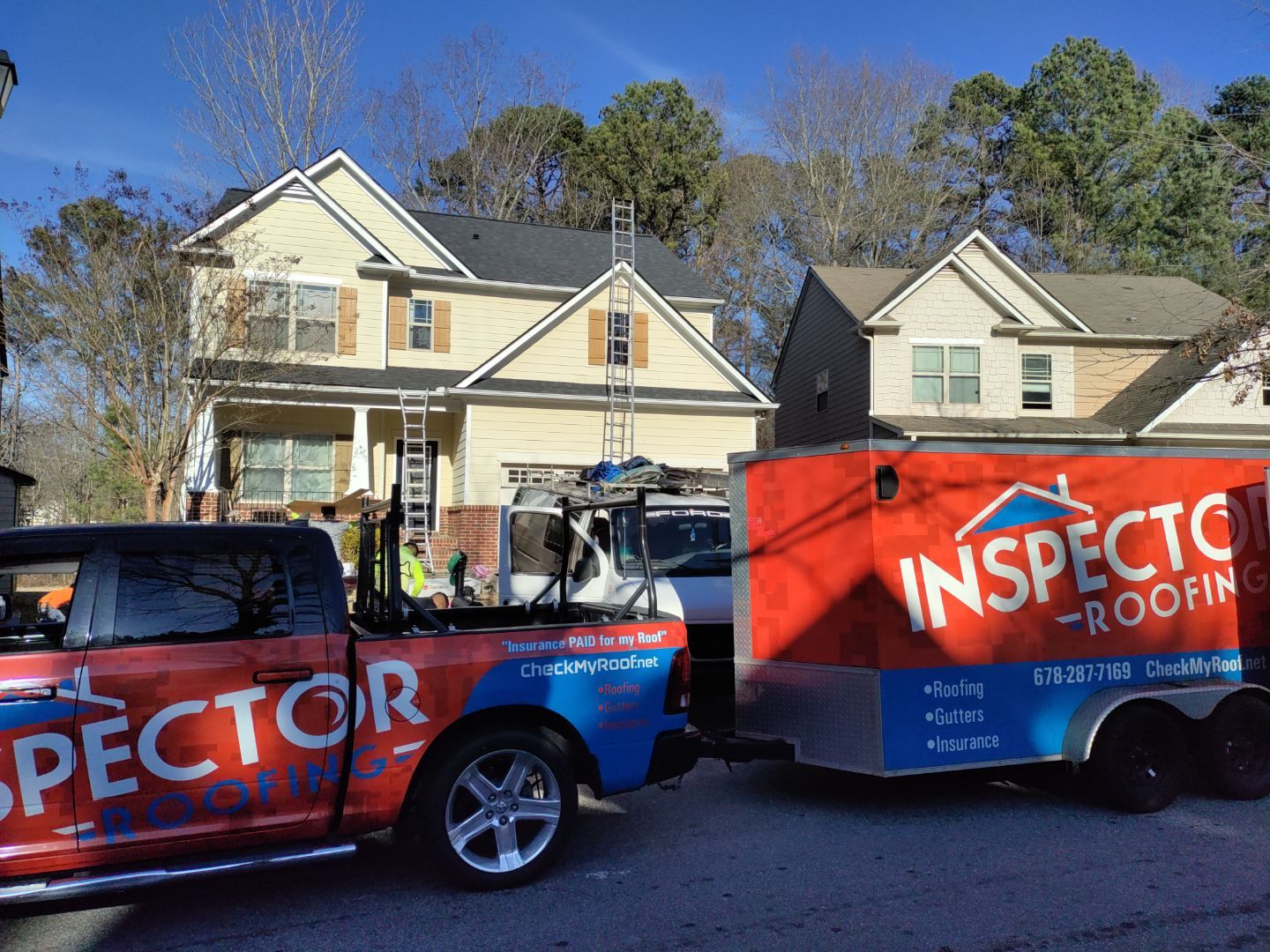 Residential Roofing Installation using Owens Corning by Inspector Roofing and Restoration