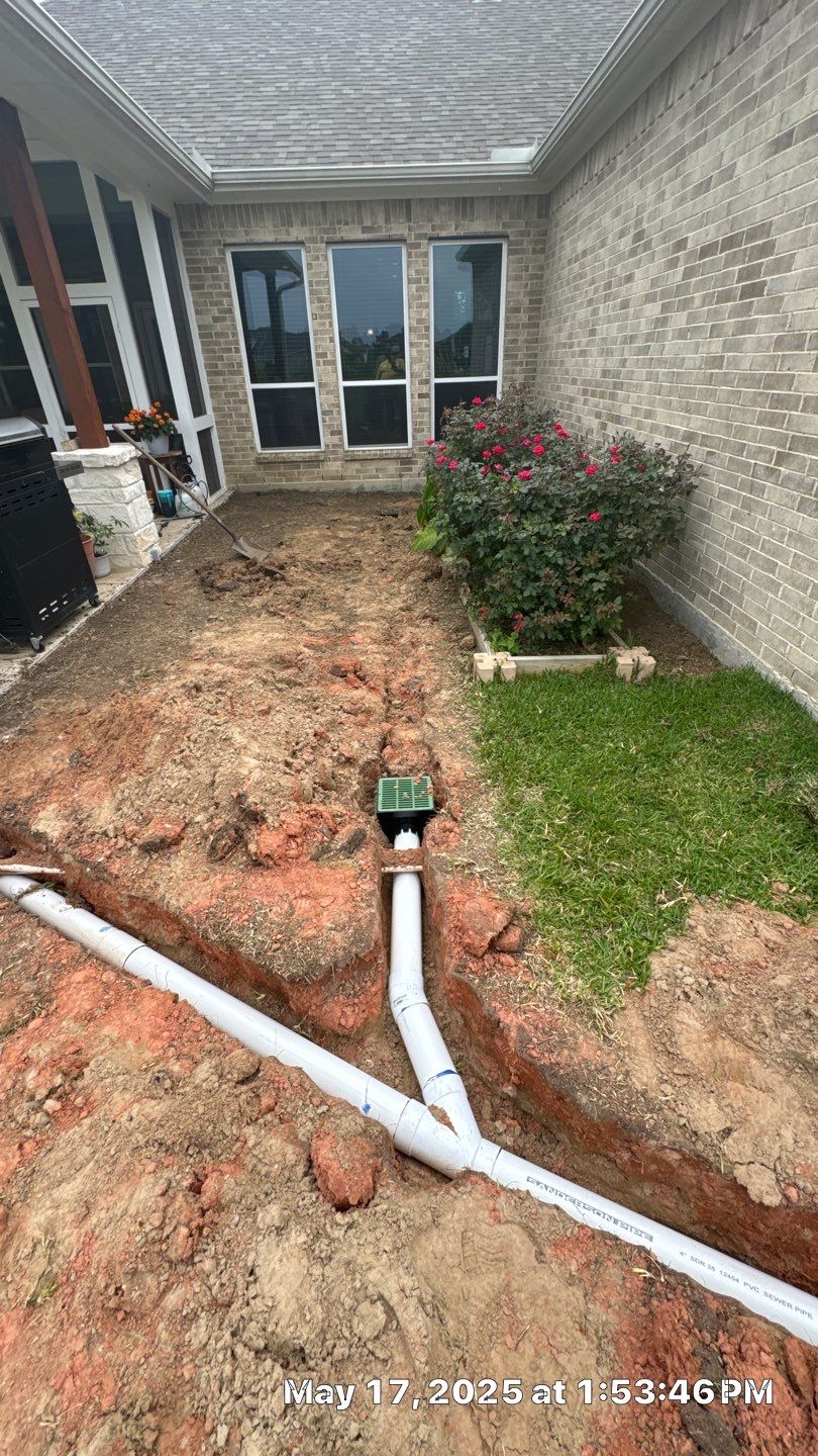 🌟 Mr. & Mrs. Wheeler’s Drainage & Landscape Transformation by Texas Urban Elements