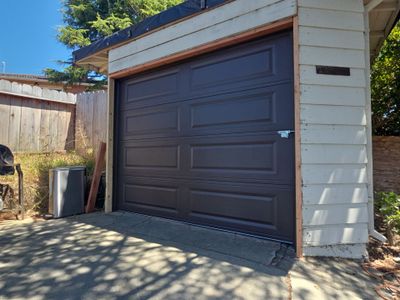 Detached Garage Complete Panel Replacement and Structural Header Repair in Hayward CA