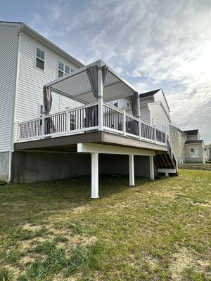 New deck + Manual Louvered Pergola