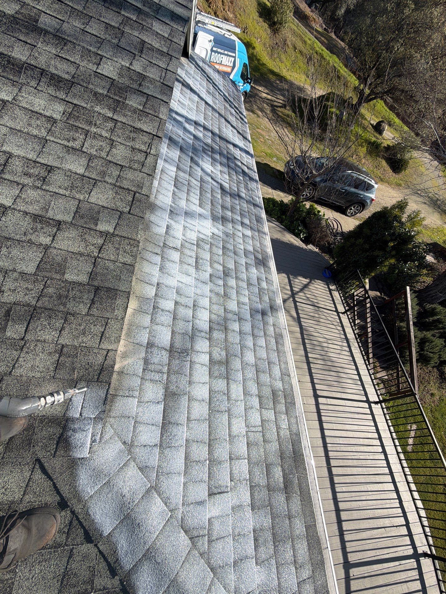 Roof Rejuvenation using Roof Maxx Treatment by Roof Maxx of Folsom