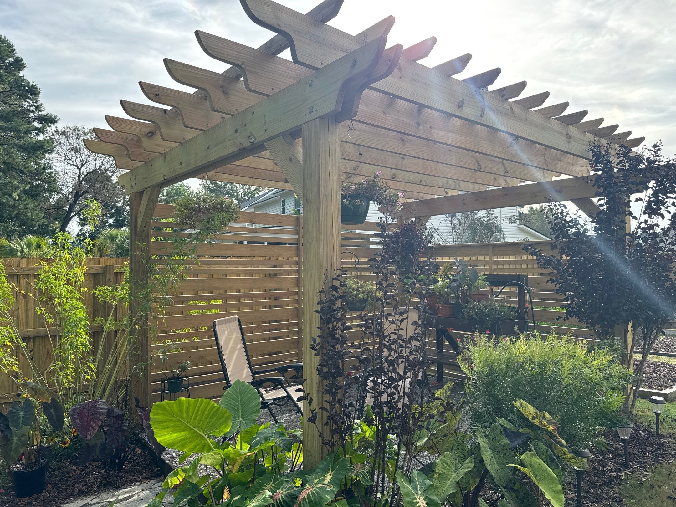 Pergola using Wood Sealant by DuraSeal