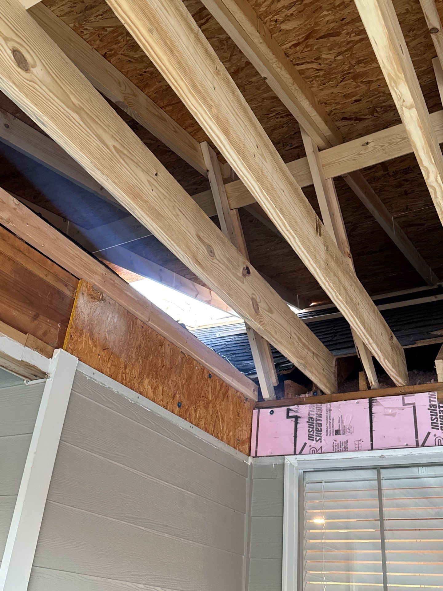 Certainteed Landmark Weathered Wood w patio extension by Top Team Roofing & Construction