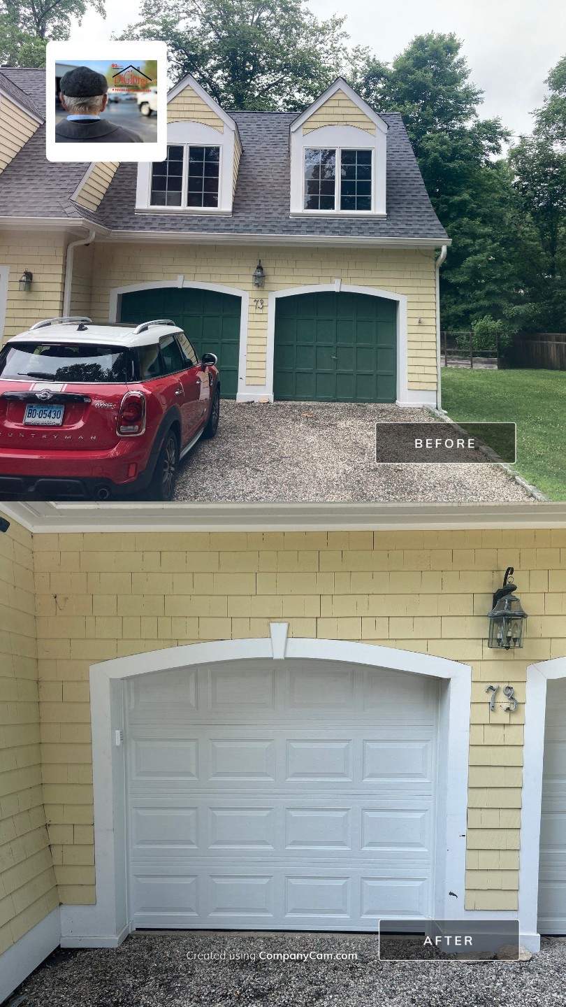 Amarr Olympus Garage Door Installation by DiGiorgi Roofing and Siding Inc