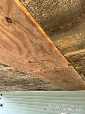 Under-House Ceiling Panel Repair in Oak Island, NC by RGR Construction and Roofing, LLC