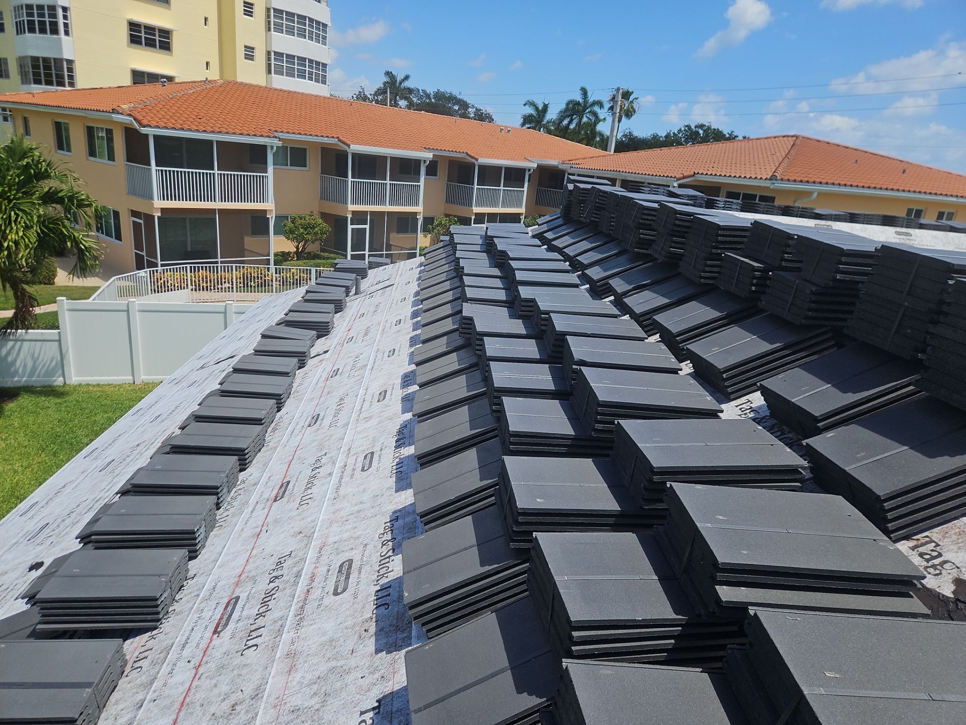 Residential Roofing Installation using WestLake Roofing Tile by BLUES BROTHERS ROOFING