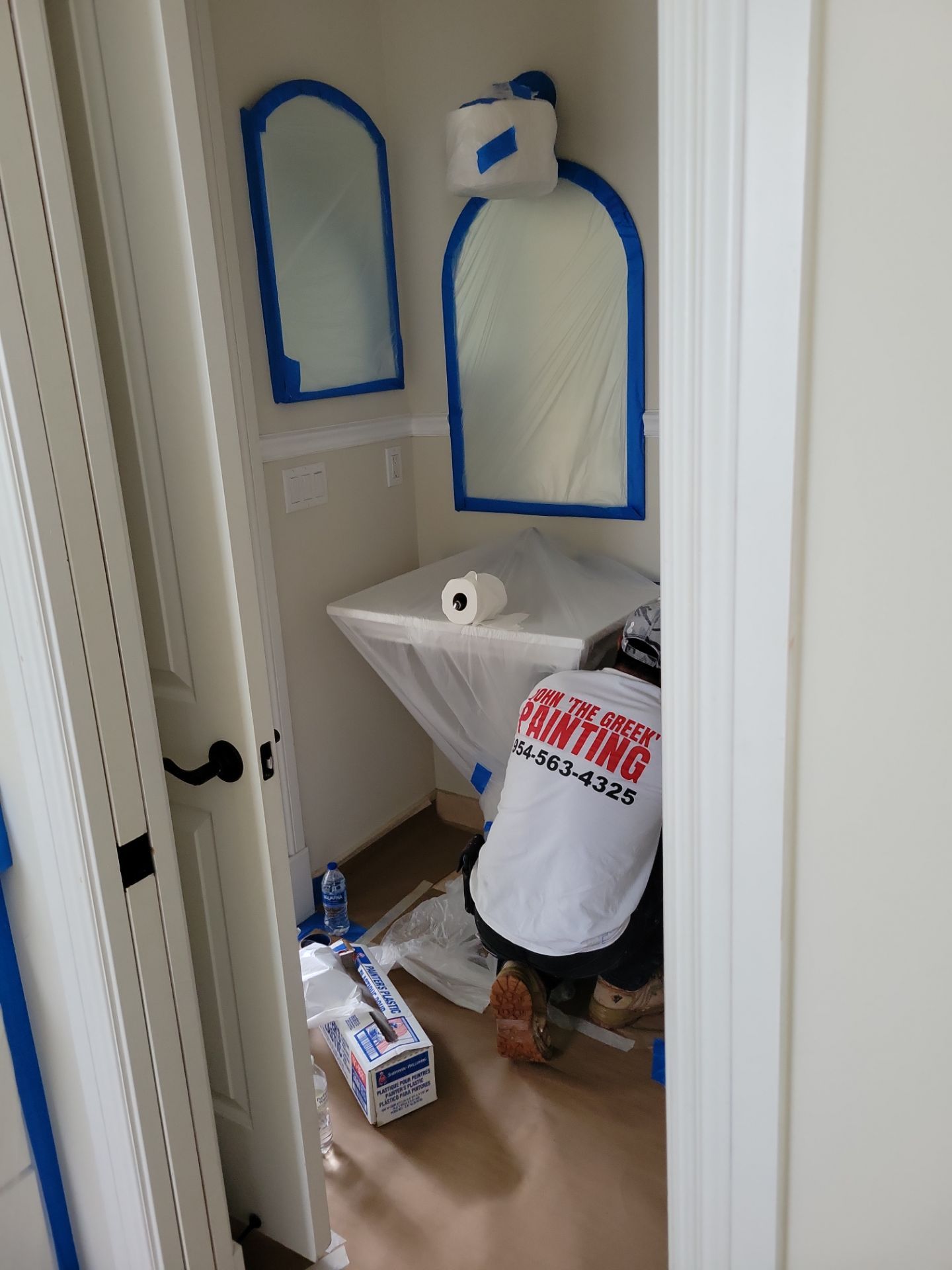 Interior Boca Raton Residence  by John “The Greek” Painting