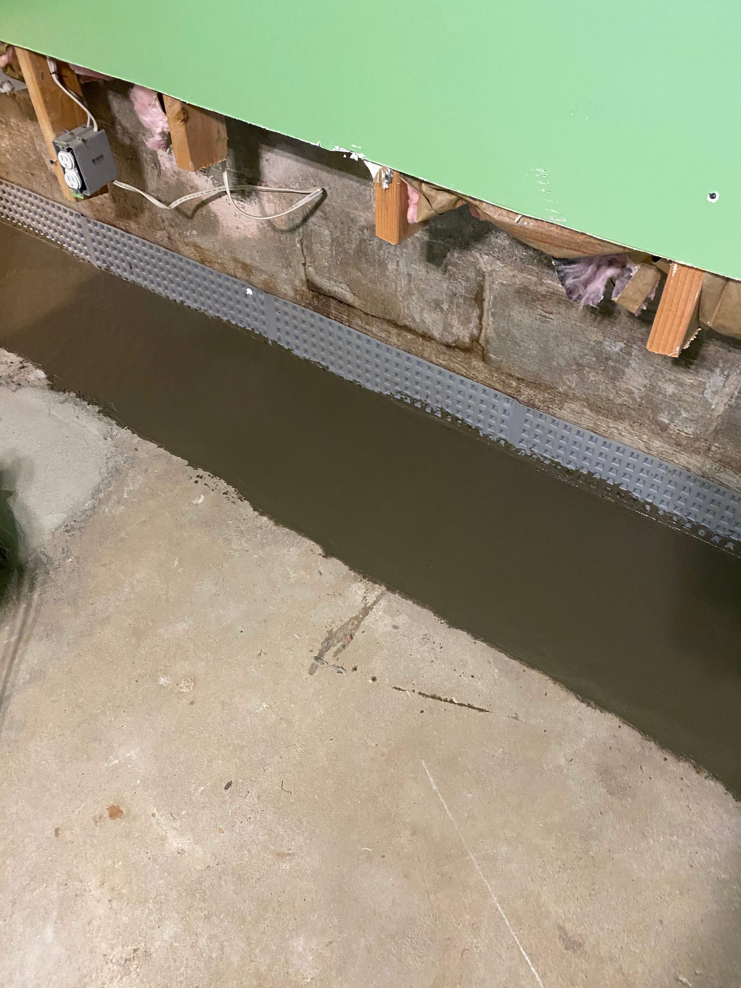 Interior French Drain Job in West Orange, NJ by Pure Service Pro, LLC 