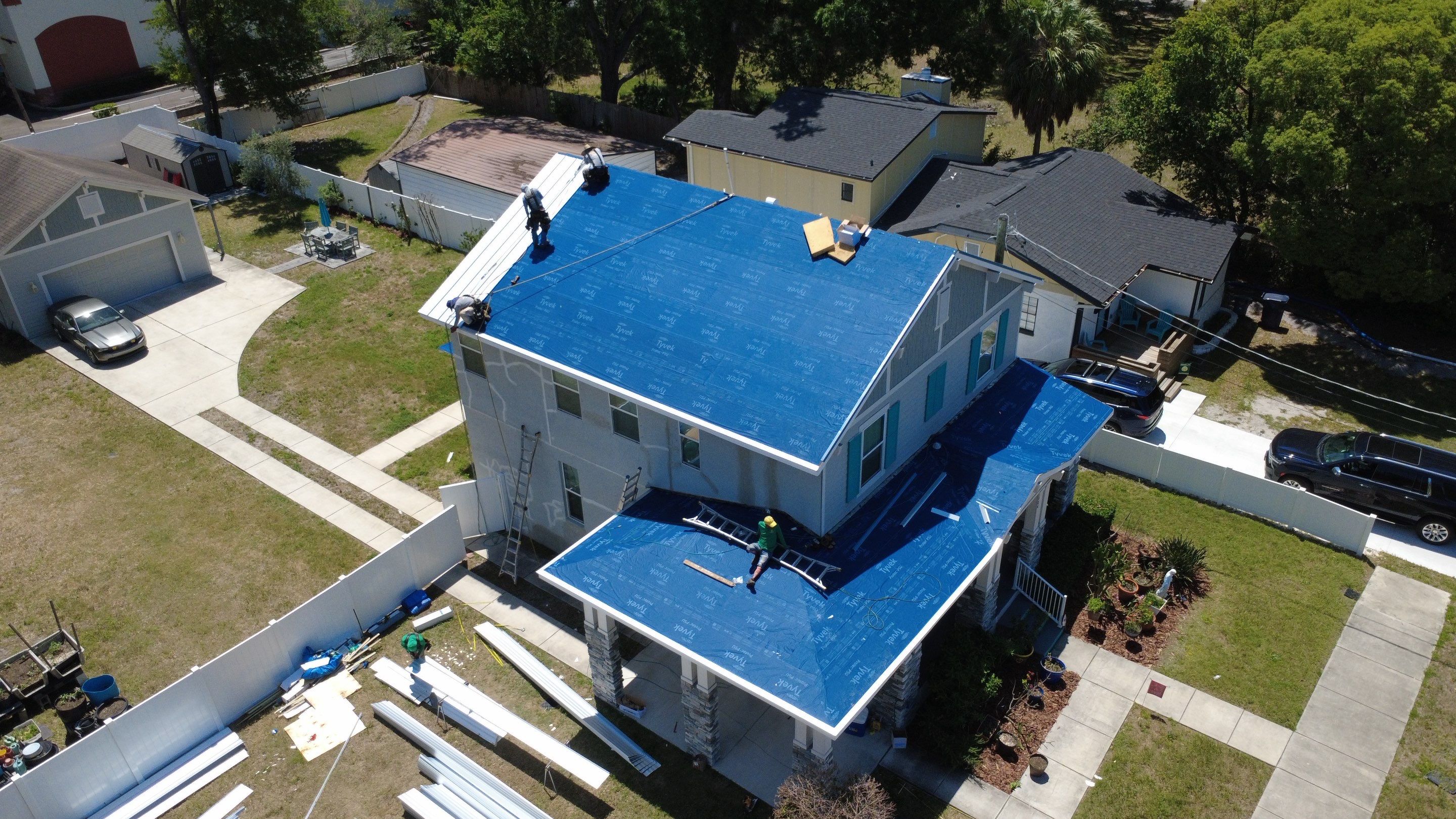 Standing Seam Metal Roof Replacement for Tampa Residence by Steadfast Roofing