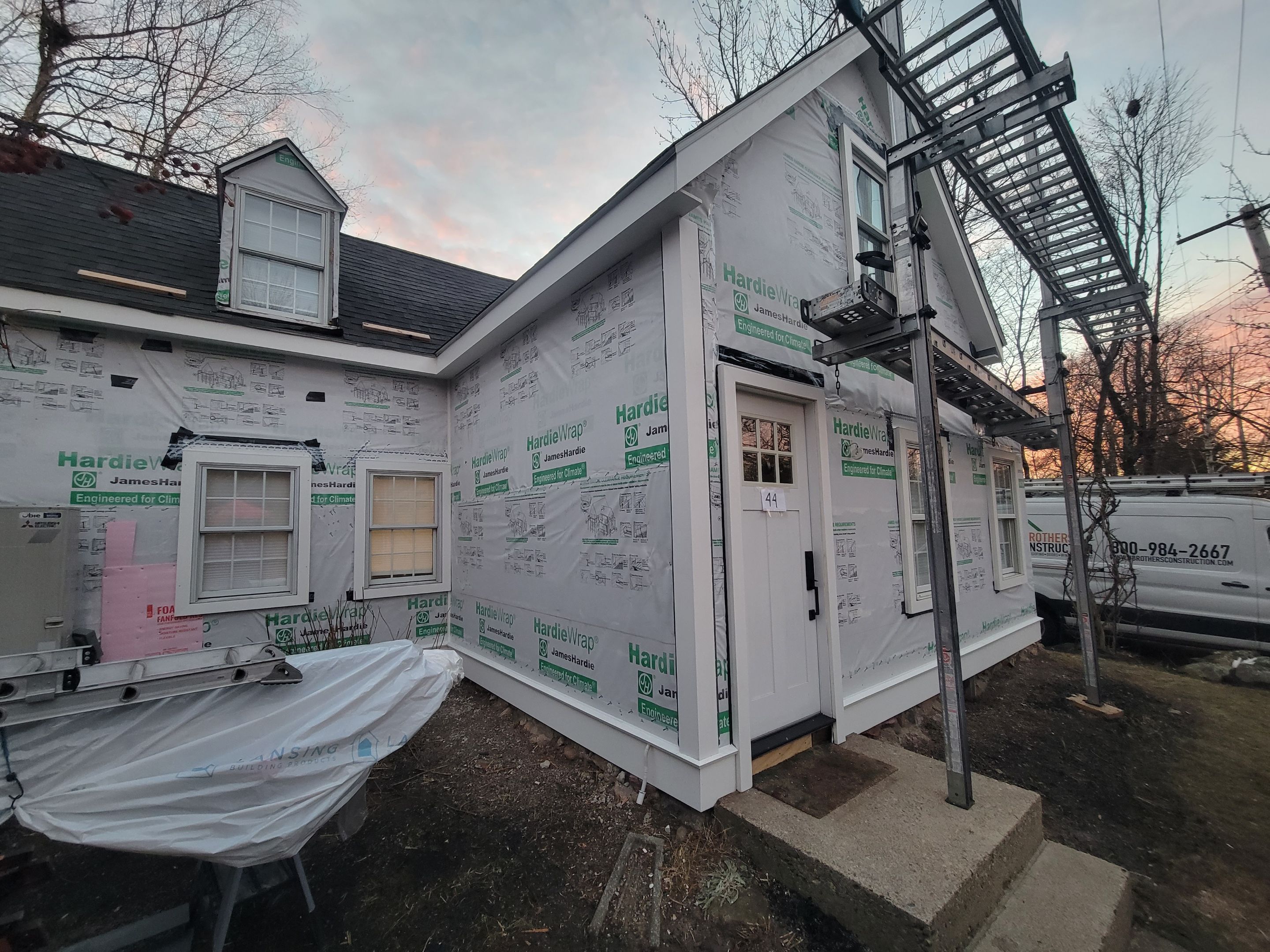 Siding Installation using James Hardie by UBrothers Construction