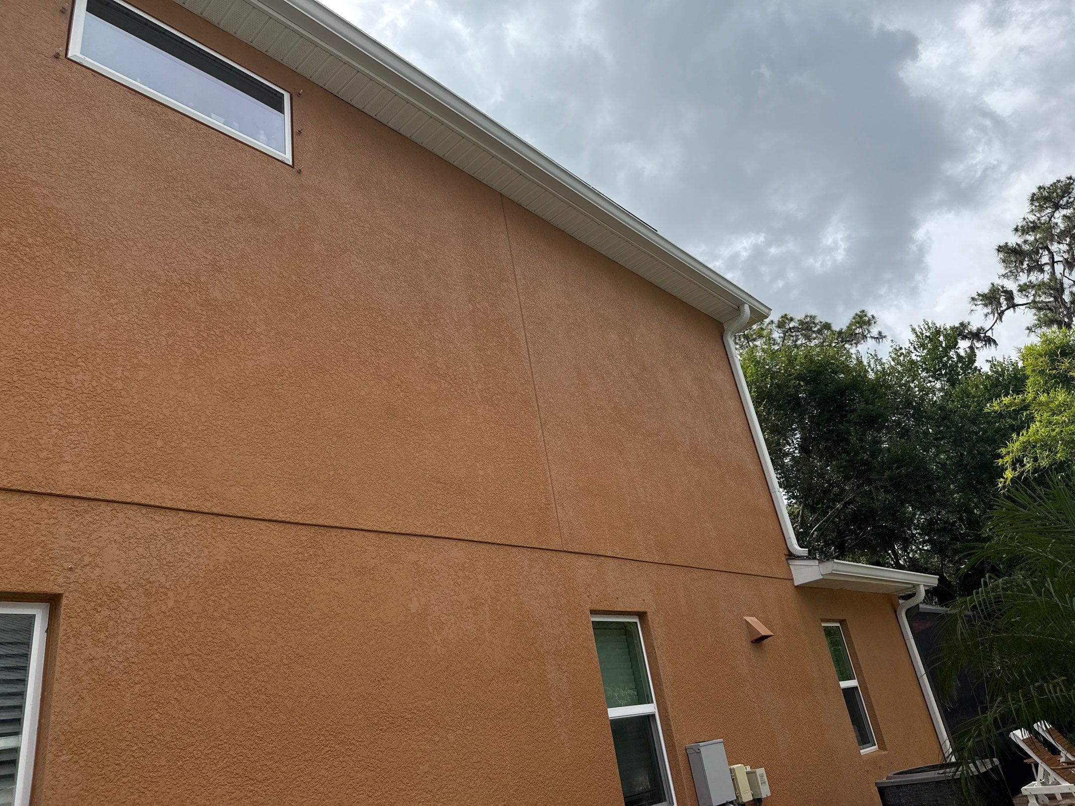Full Exterior Cleaning – Two-Story House, Gutters, and Fence in Old Mill Preserve, Palmetto, FL by Sunshine AquaWash