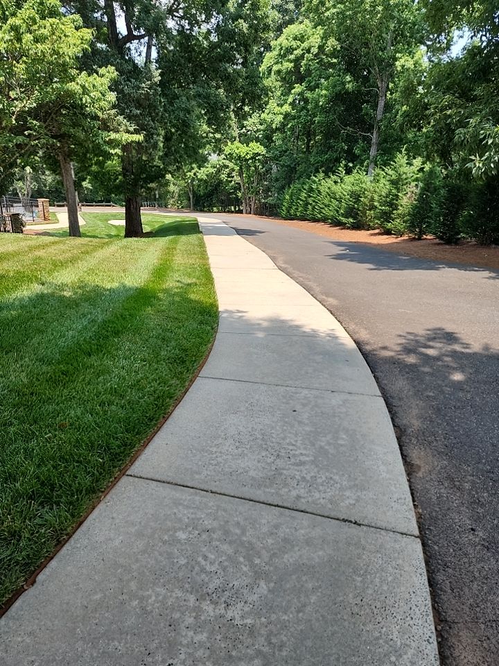 concrete Clean using cleaner by G&H Home Tech Pros LLC