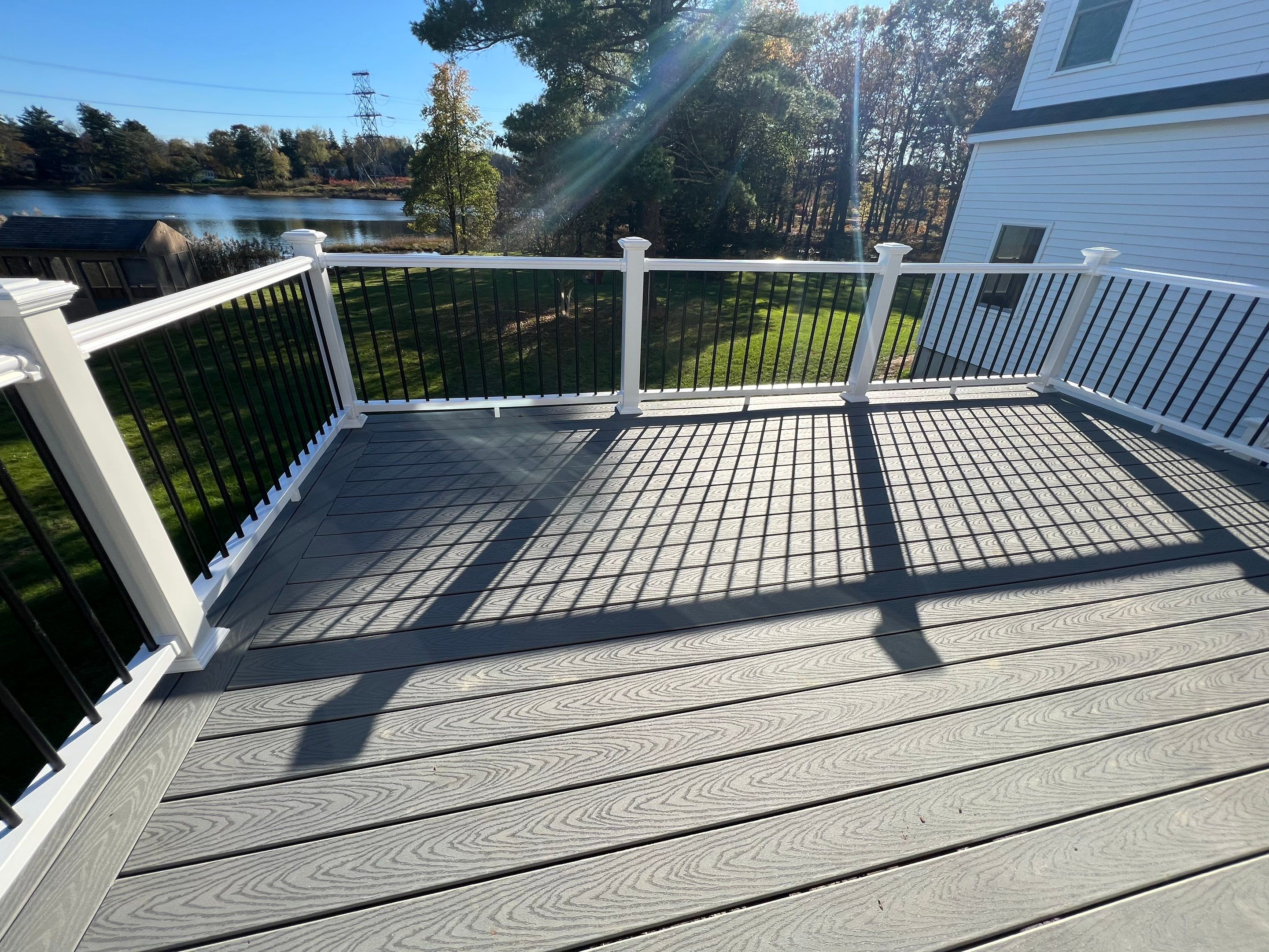Who Needs a New Deck and Go Big!! Elliot Maine for the Win by Tall pine roofing