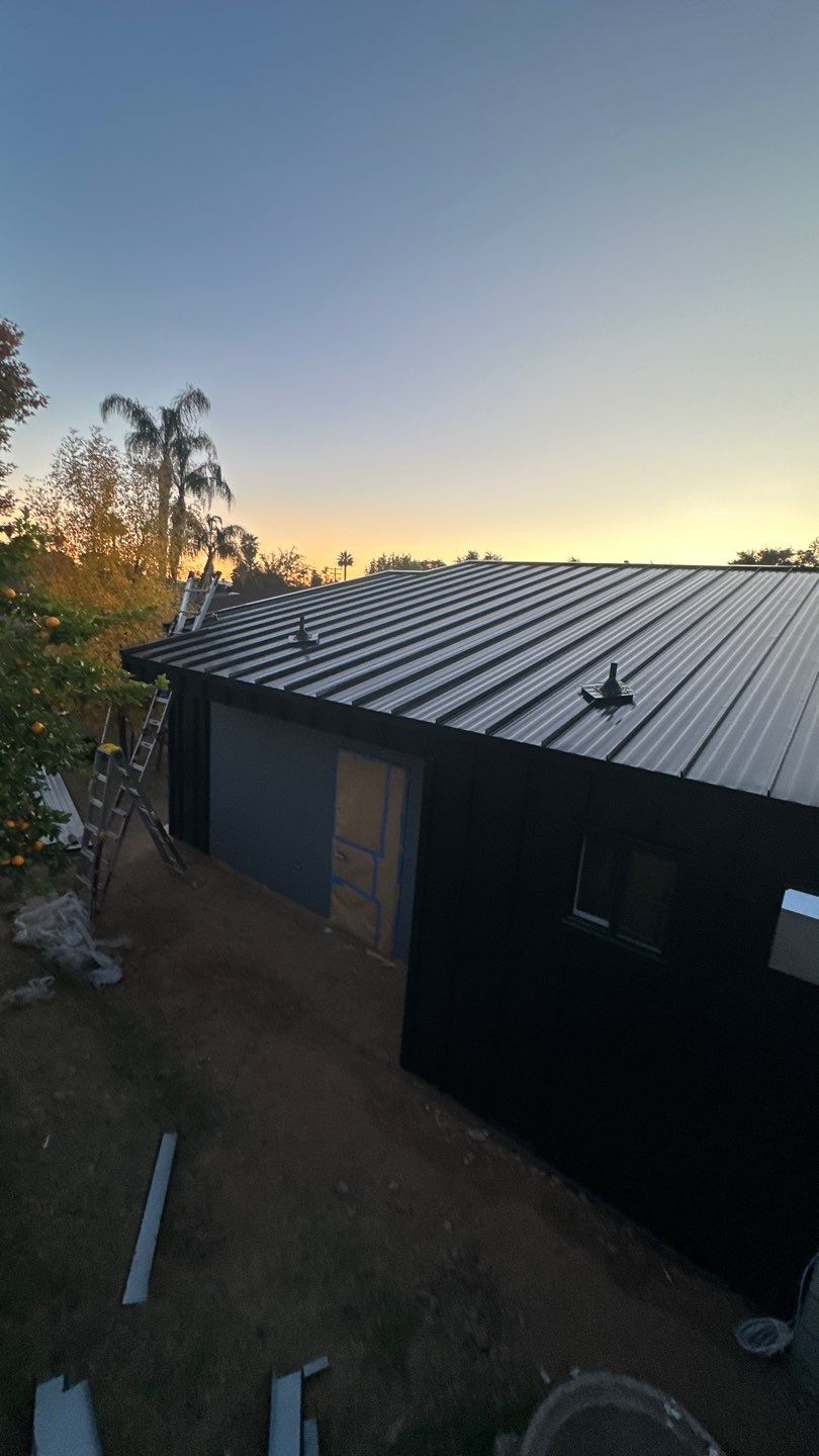 Black Standing Seam by Reimagine Roofing