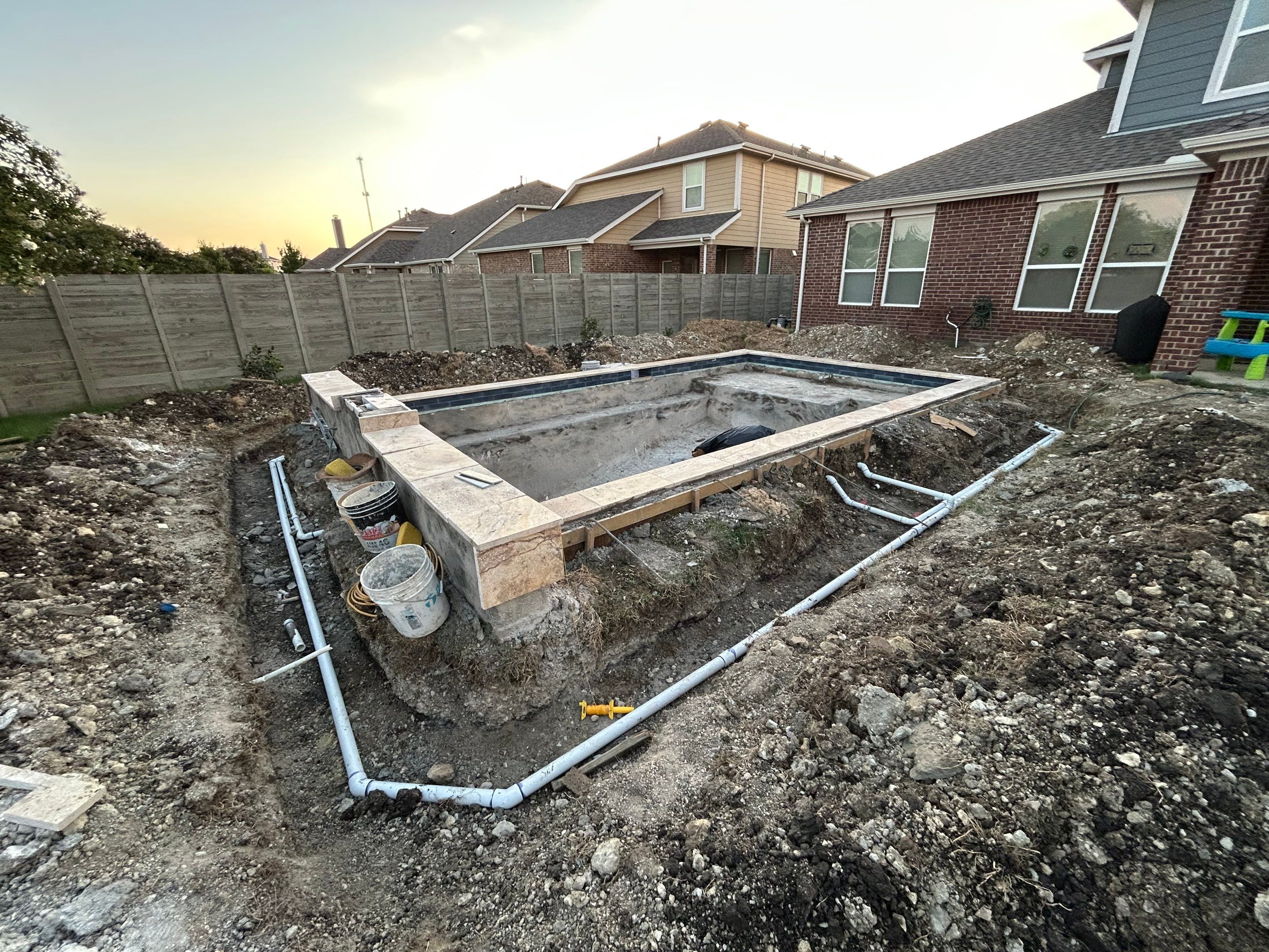 Small Pool with Landscaping by Pinnacle Pools and Spas - DFW