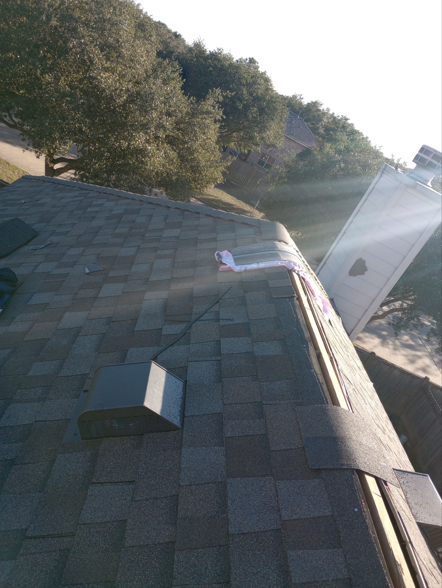 Residential Roofing Installation using Owen's Corning Duration (Lifetime) Shingles by Roof Repair Company