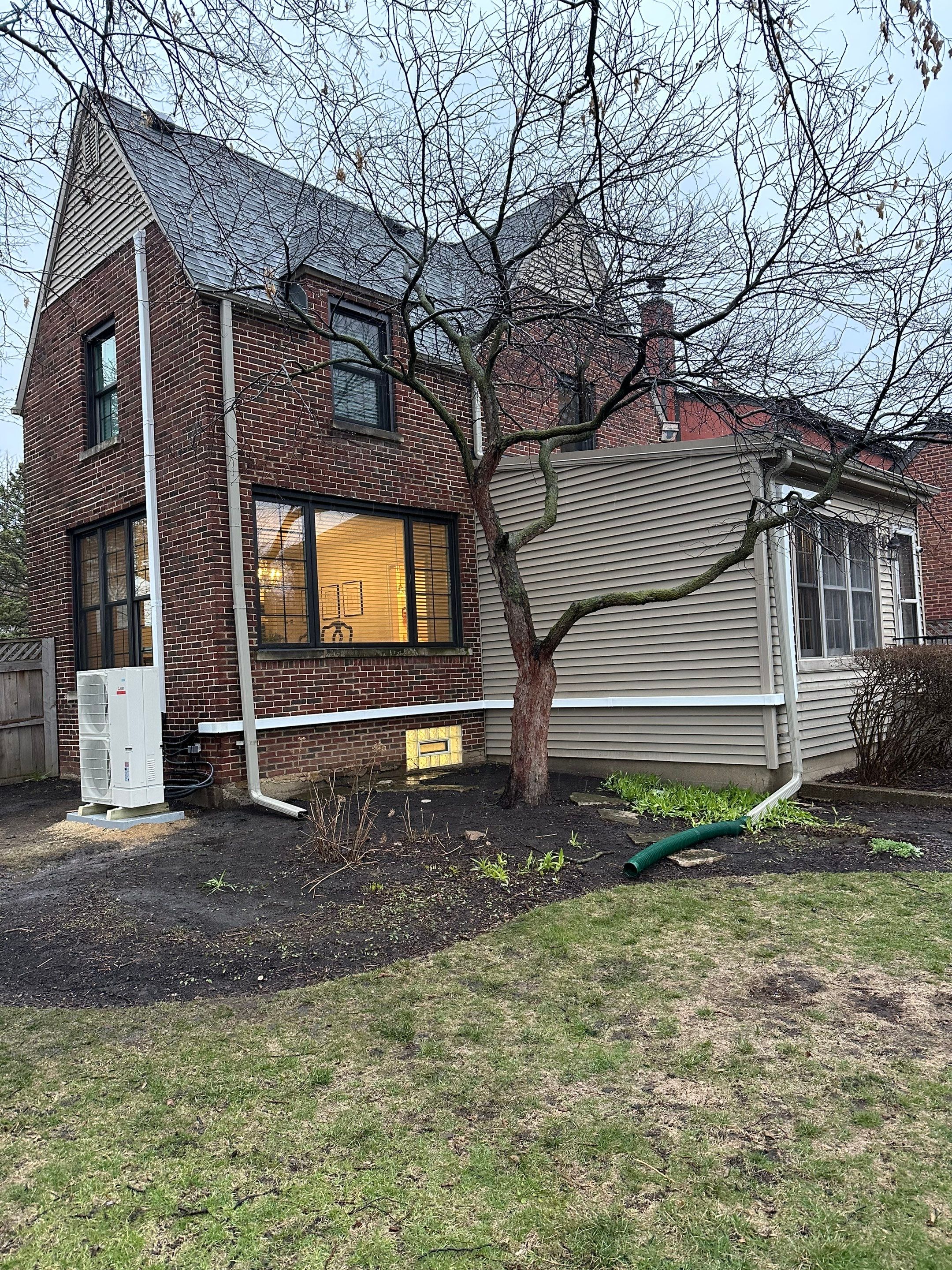 Central Air Conditioning Installation using Mitsubishi 4 Ton Smart Multi Zone Heat Pump System by Ragano Heating & Air Conditioning Inc