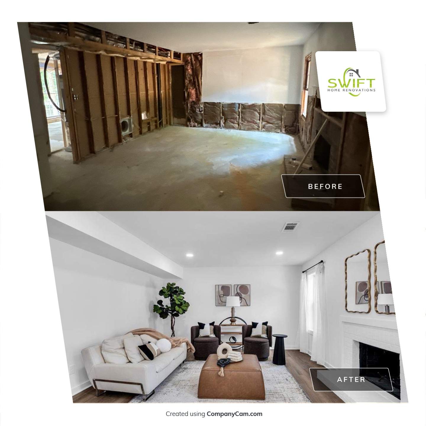 Comprehensive Interior and Exterior Renovation for Marietta Investment Property by Swift Home Renovations
