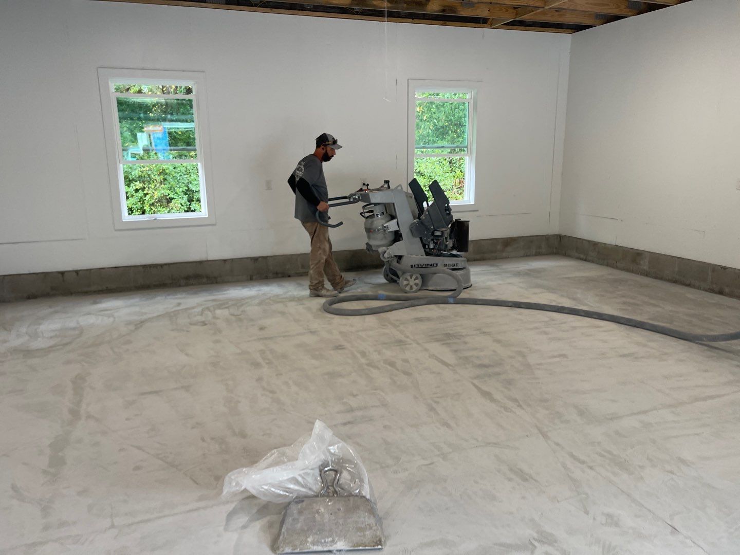 Garage in Gainesville, FL in Sandstone by Cross Creek Concrete Coatings