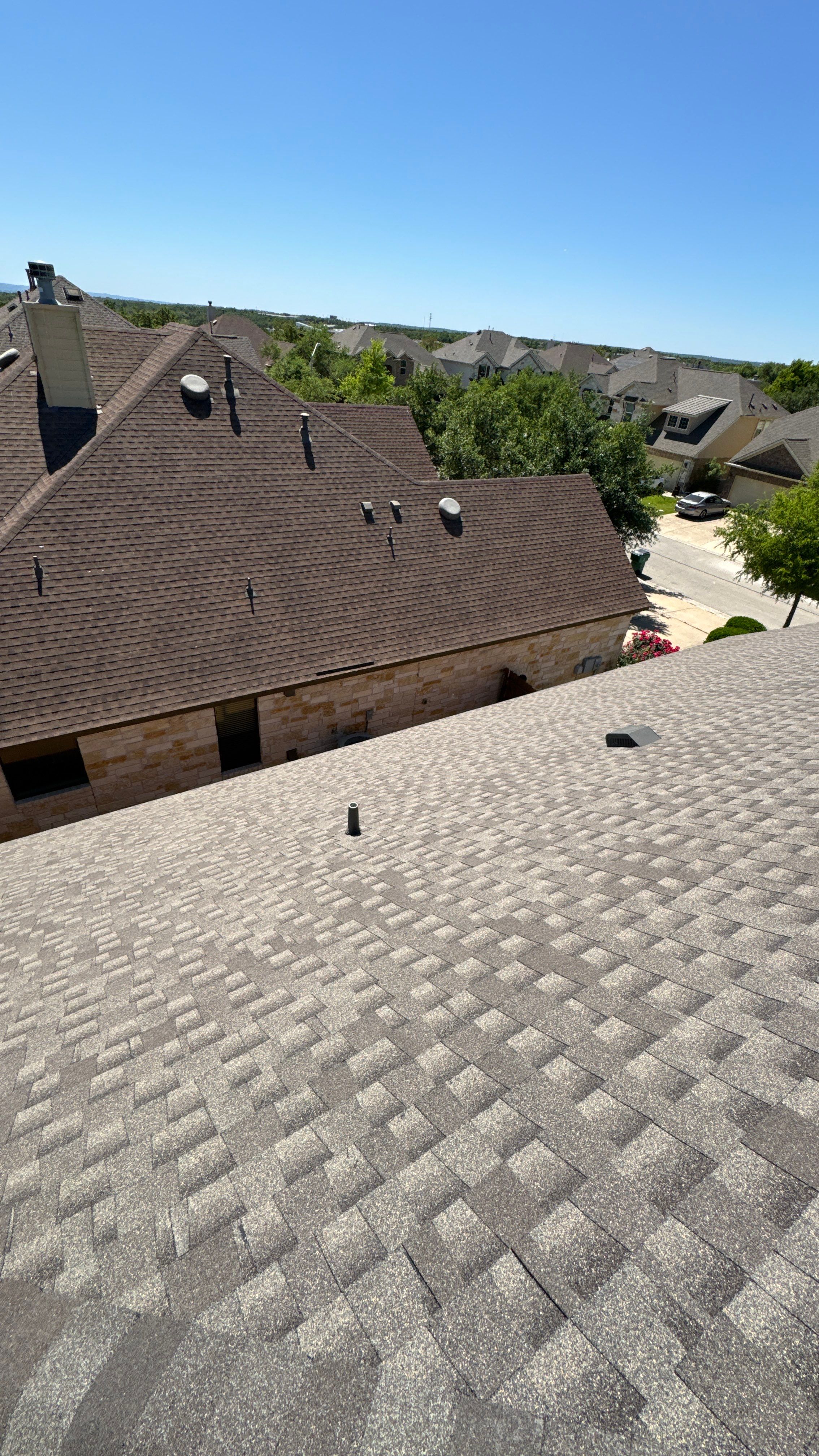 Residential Roof Replacement using GAF HDZ - Weathered Wood by Elite Roofing LLC