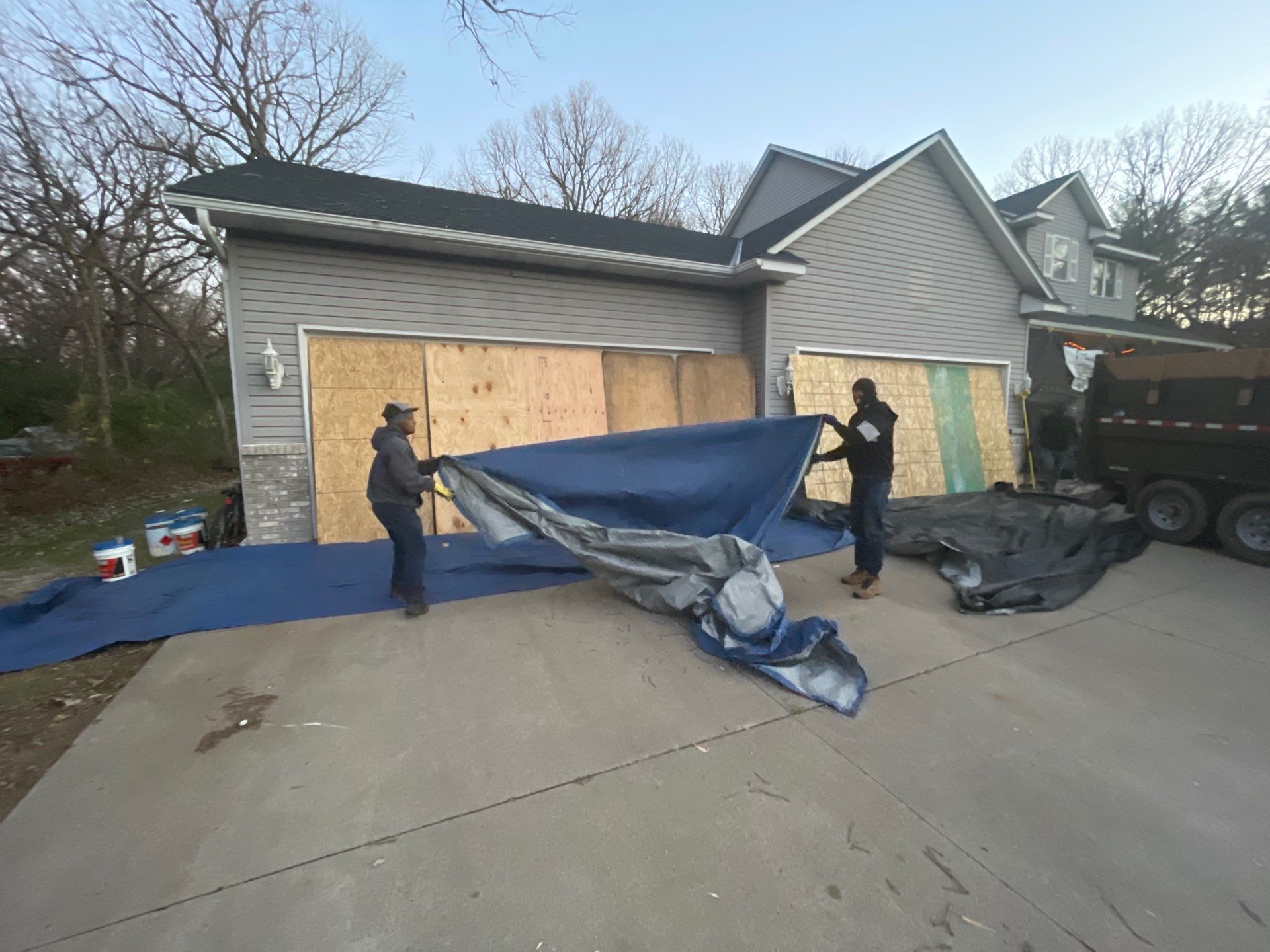 Roof & Siding Replacement – Oak Grove, MN | Insurance-Approved | Owens Corning Duration Midnight Plum & Mastic Carvedwood Harbor Grey by First Impressions Exteriors
