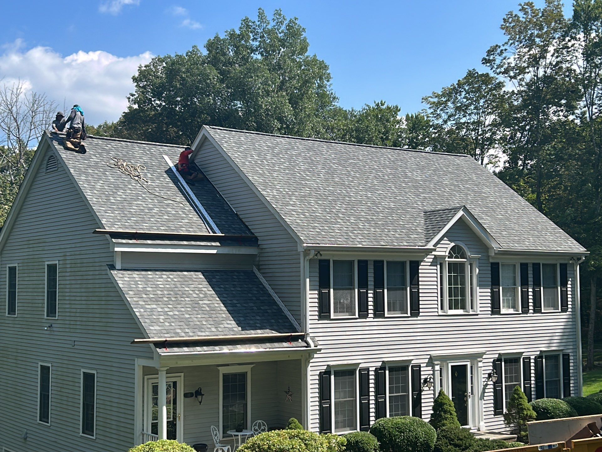 Ridgefield, CT Colonial Roof Replacement by Rinaldi Roofing