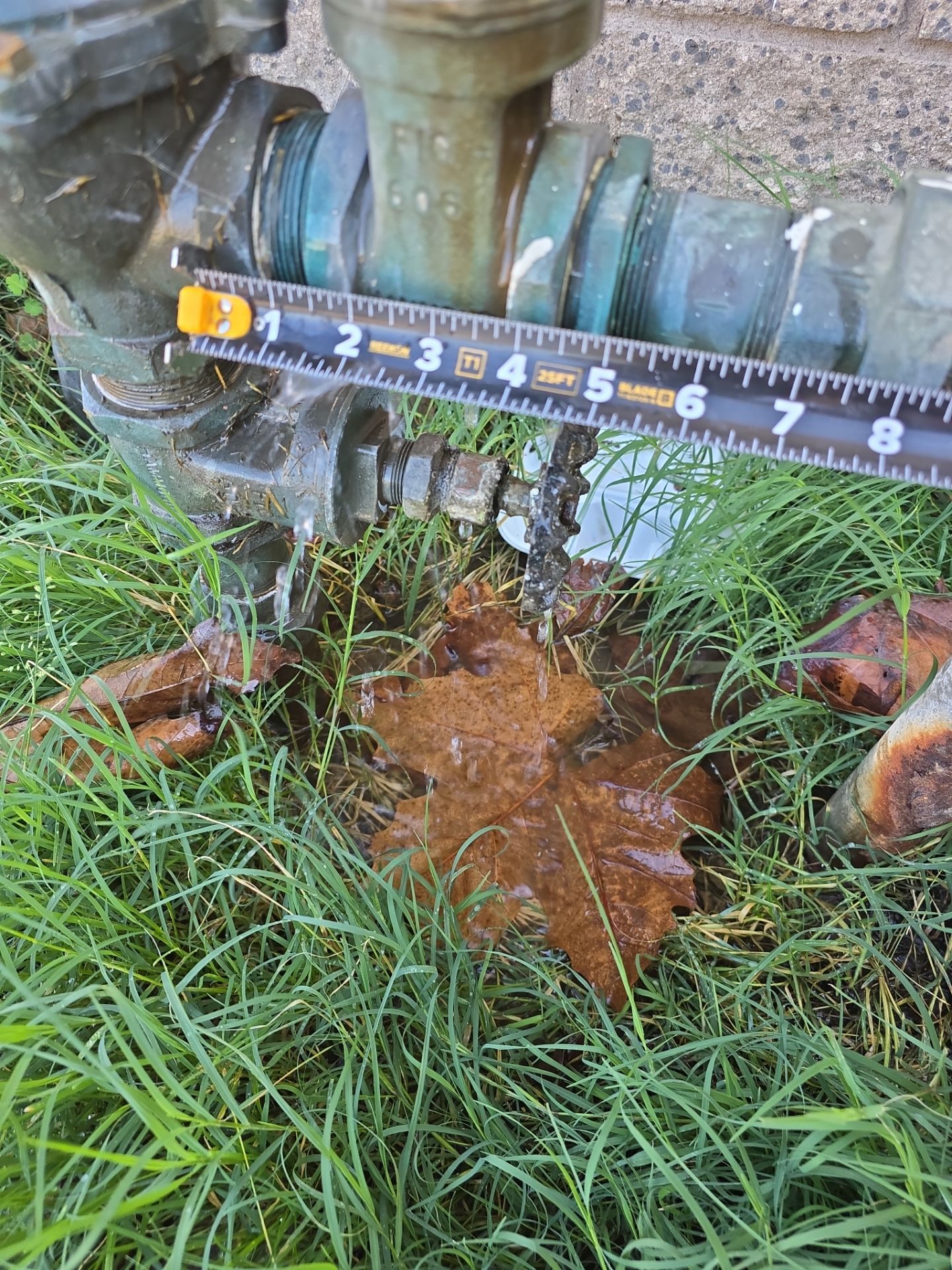 Outdoor Leaking Water Valve Repair by Us Plumbing