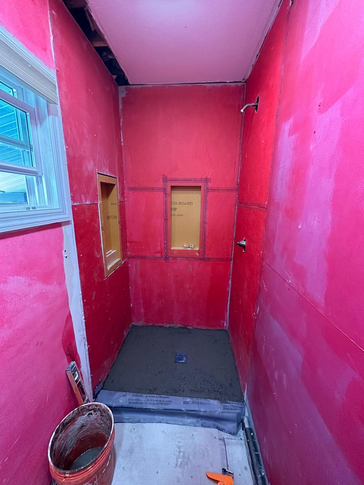 Bathroom Remodel using Tile by Home Concepts Construction