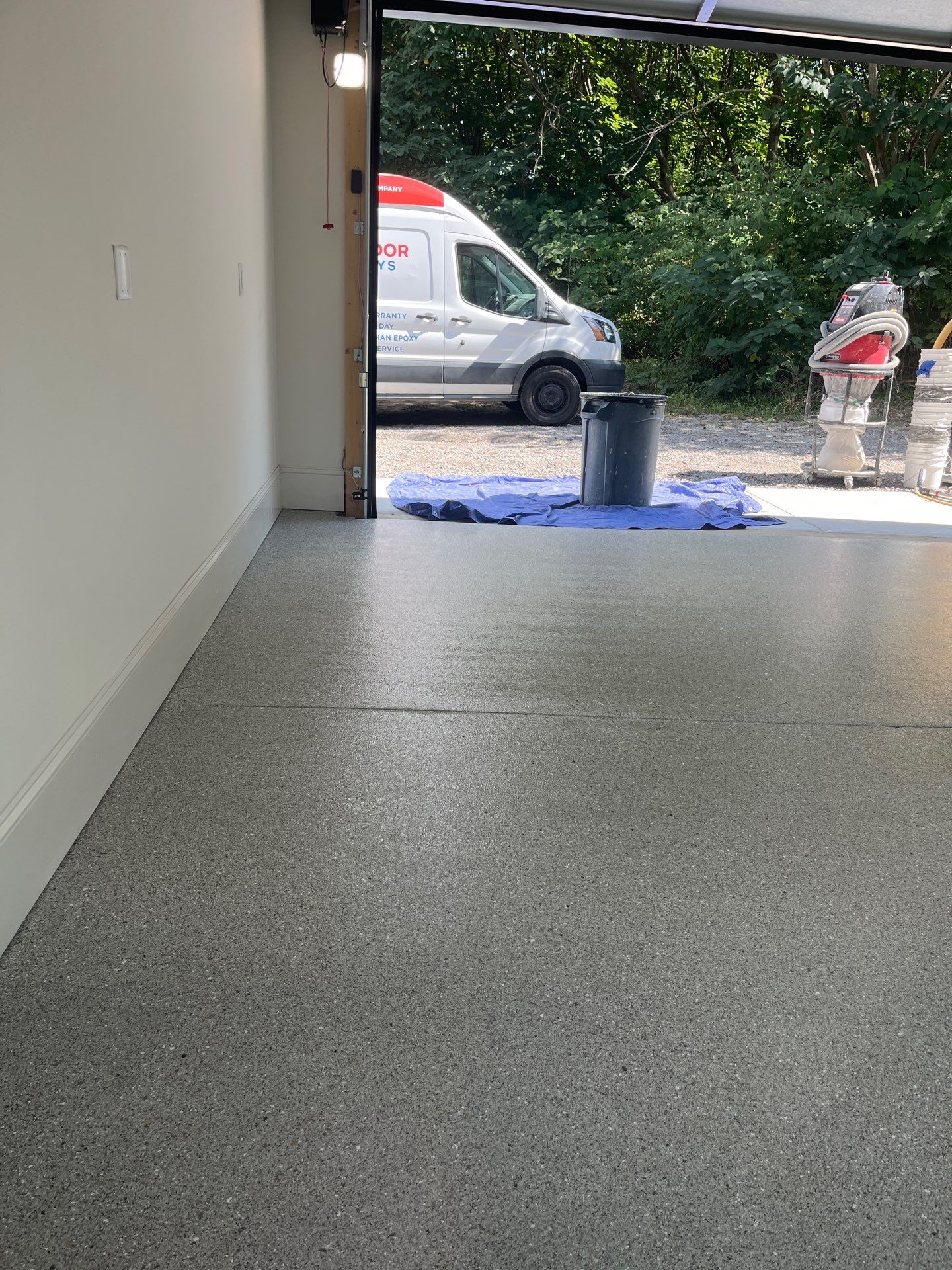 Garage Floor Coating using Shale by My Garage Floor Guys