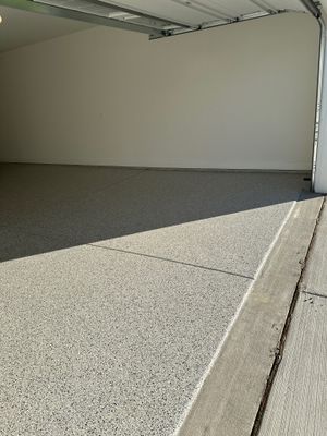 Garage Floor Coating using Cabin Fever