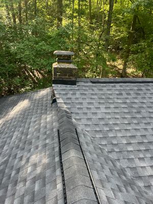 Residential Roofing Installation using GAF Charcoal 