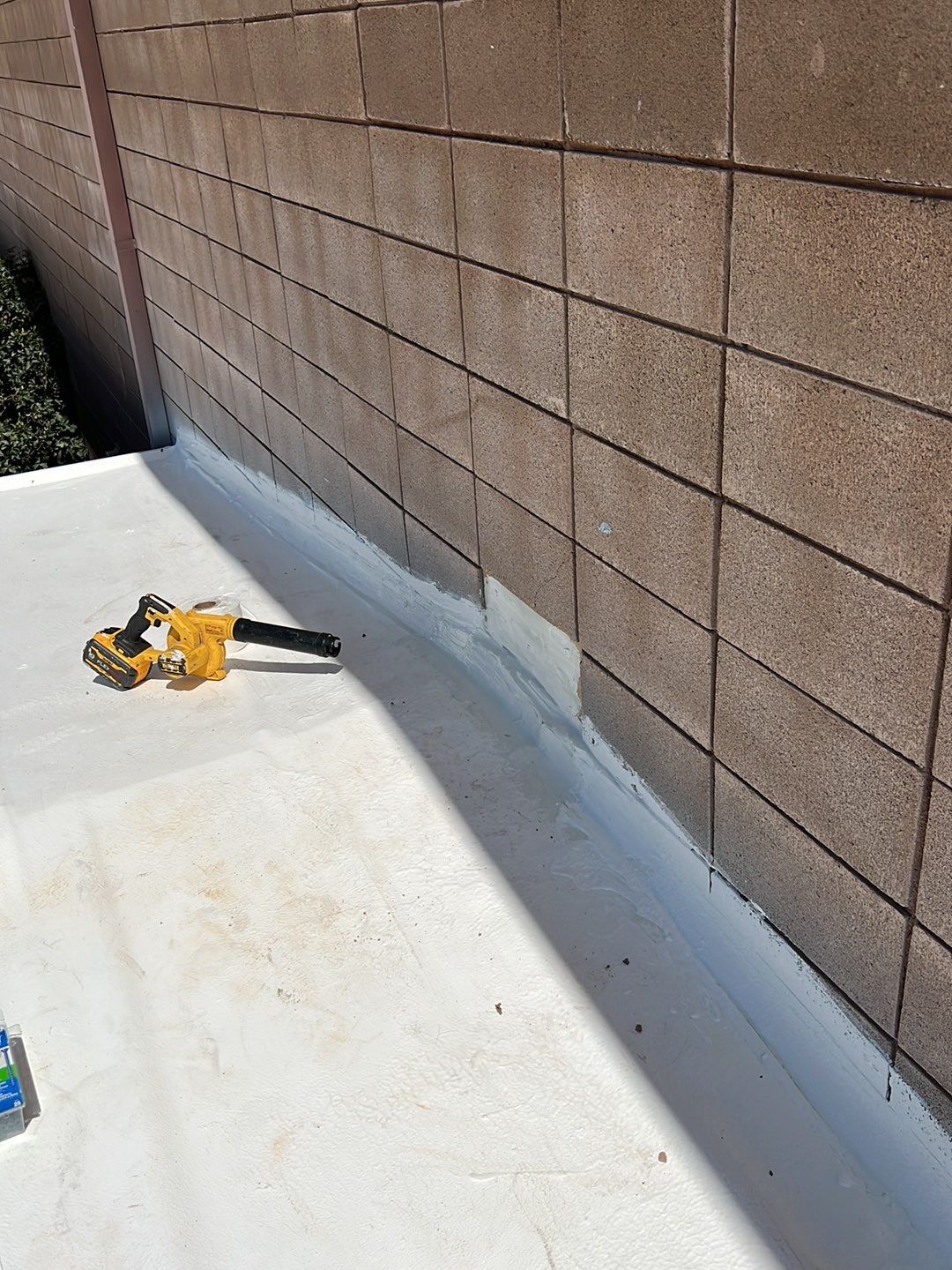 MR Roofing system using Benchmark/PUMA XL coatings over TPO single-ply roofing by Straight Edge Roofing Inc