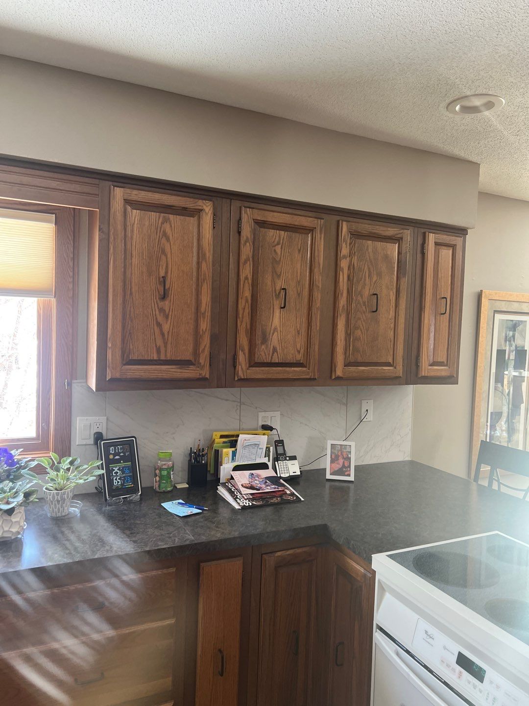 Kitchen Cabinet repaint by Cutting edge painting 