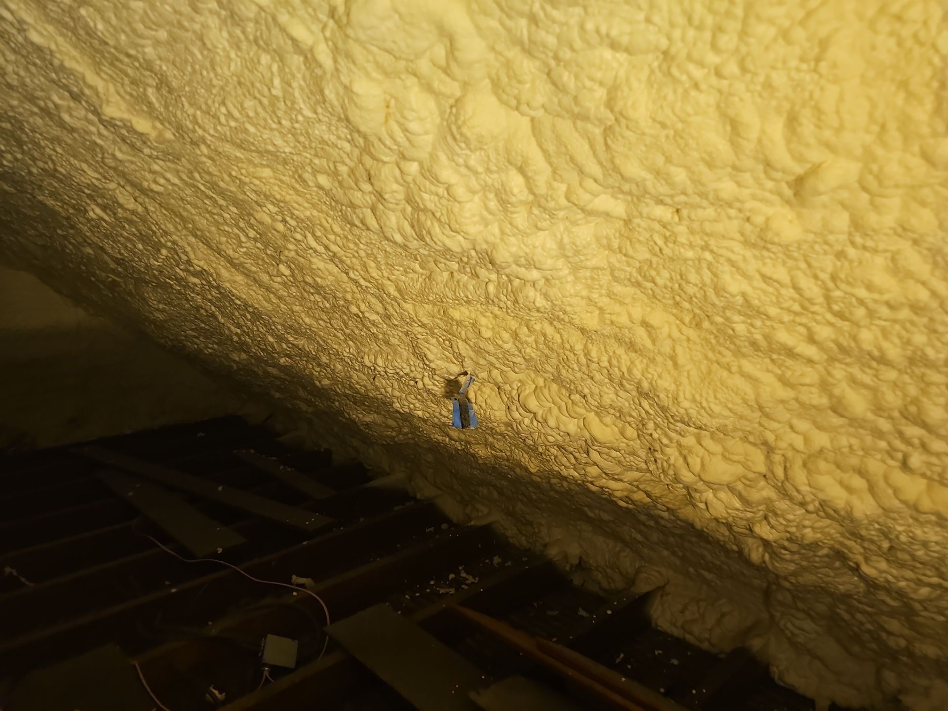 Attic Insulation using Open Cell Spray Foam by NYS Foam & Energy
