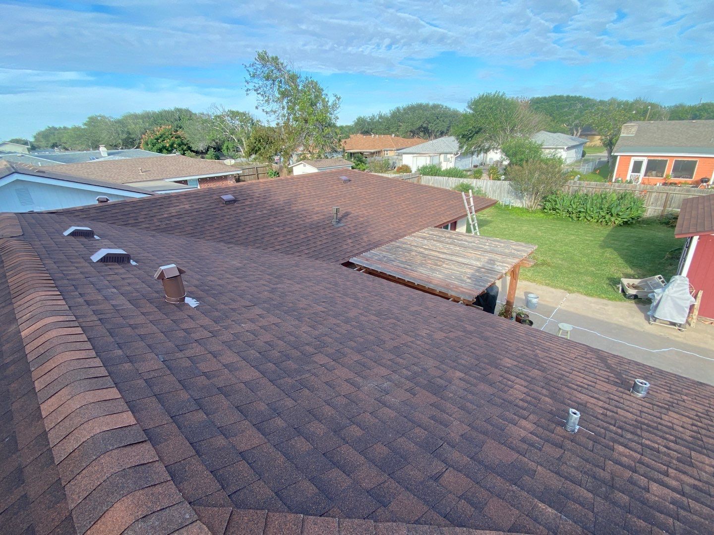 Residential Roofing Installation using GAF Natural Shadow by Lighthouse Roofing