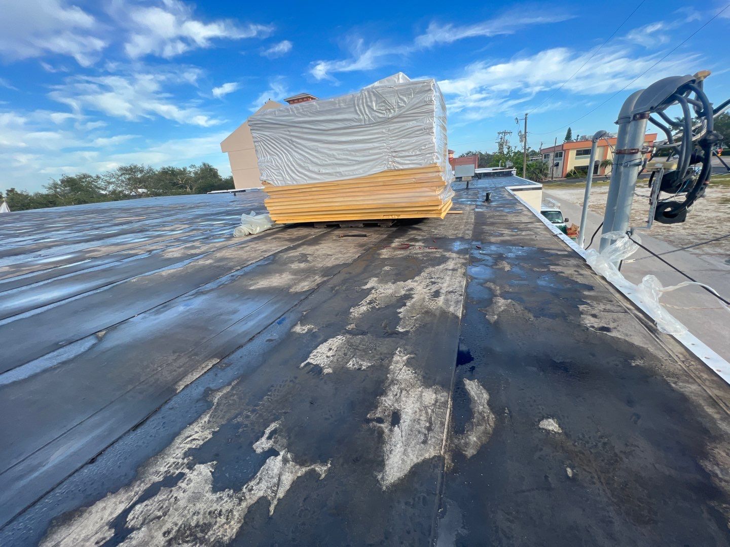 Commercial Roofing Installation using BUR by Four Peaks Roofing