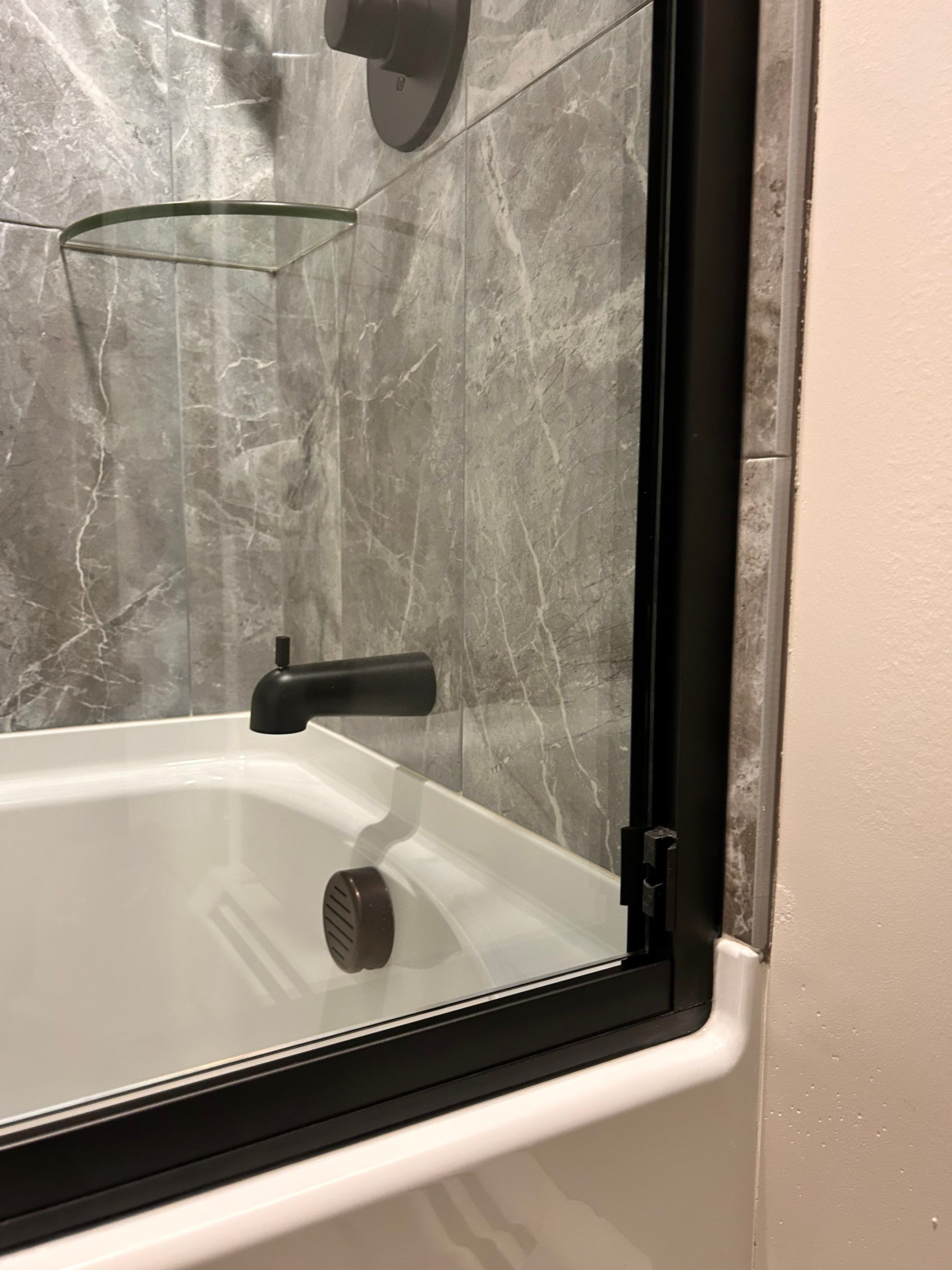 Two Shower Install by Cheshire Glass Company