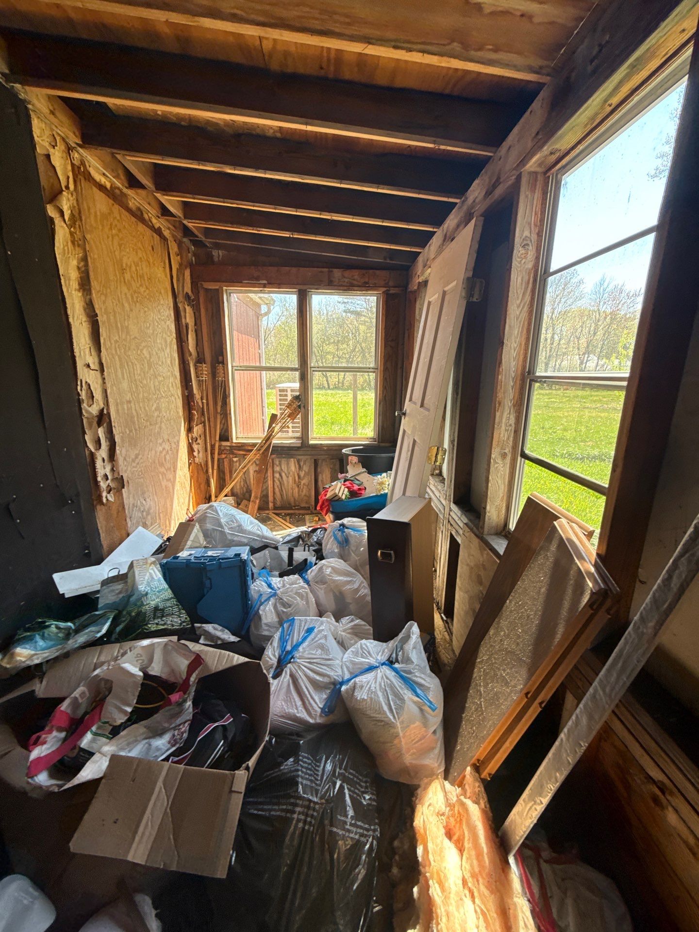 Full Property Cleanout at a Two-Story Home in Ashford, CT by Diamond Image LLC