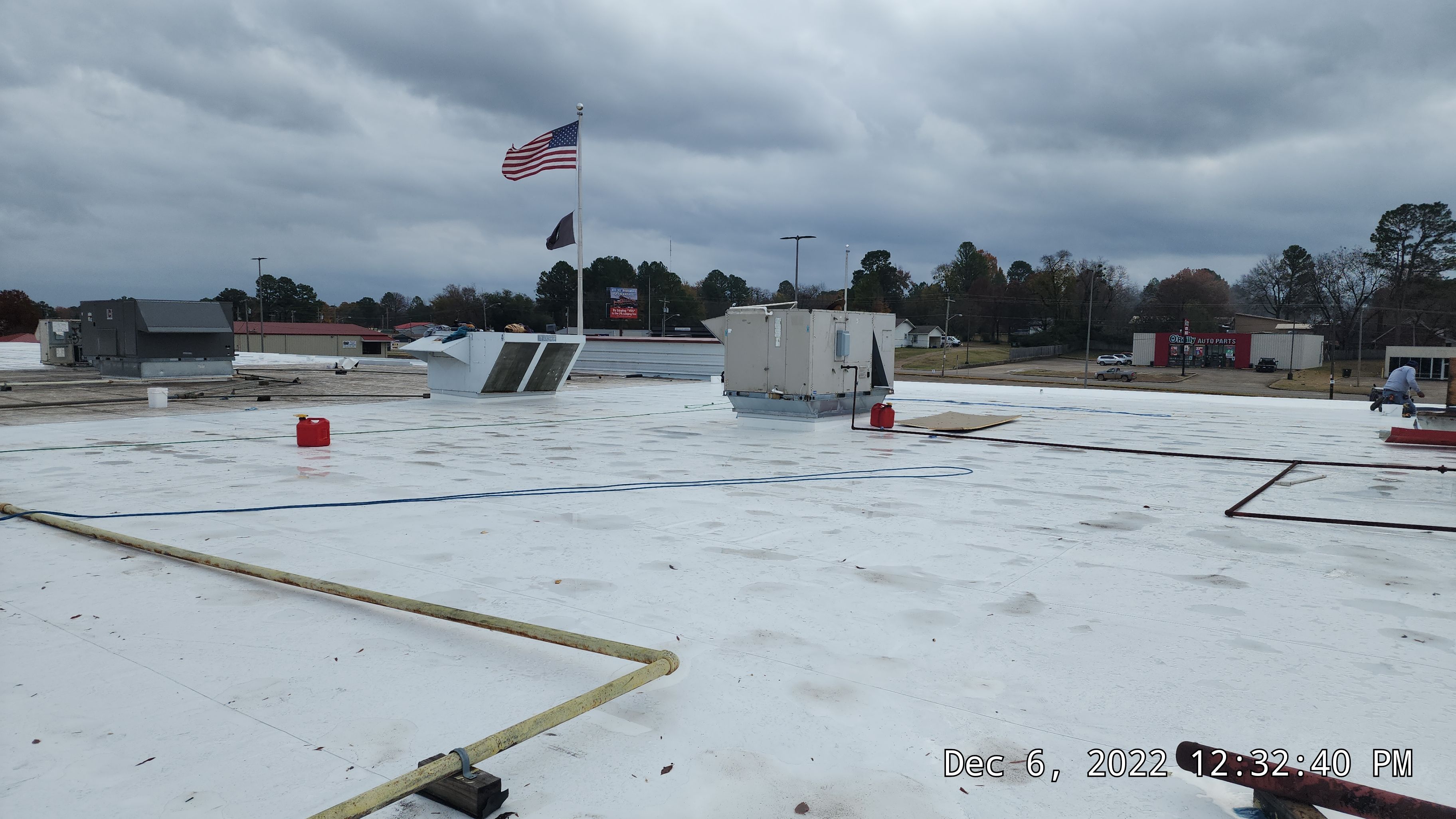VA Clinic/Tractor Supply in Idabel, Oklahoma by Hostetler Roofing