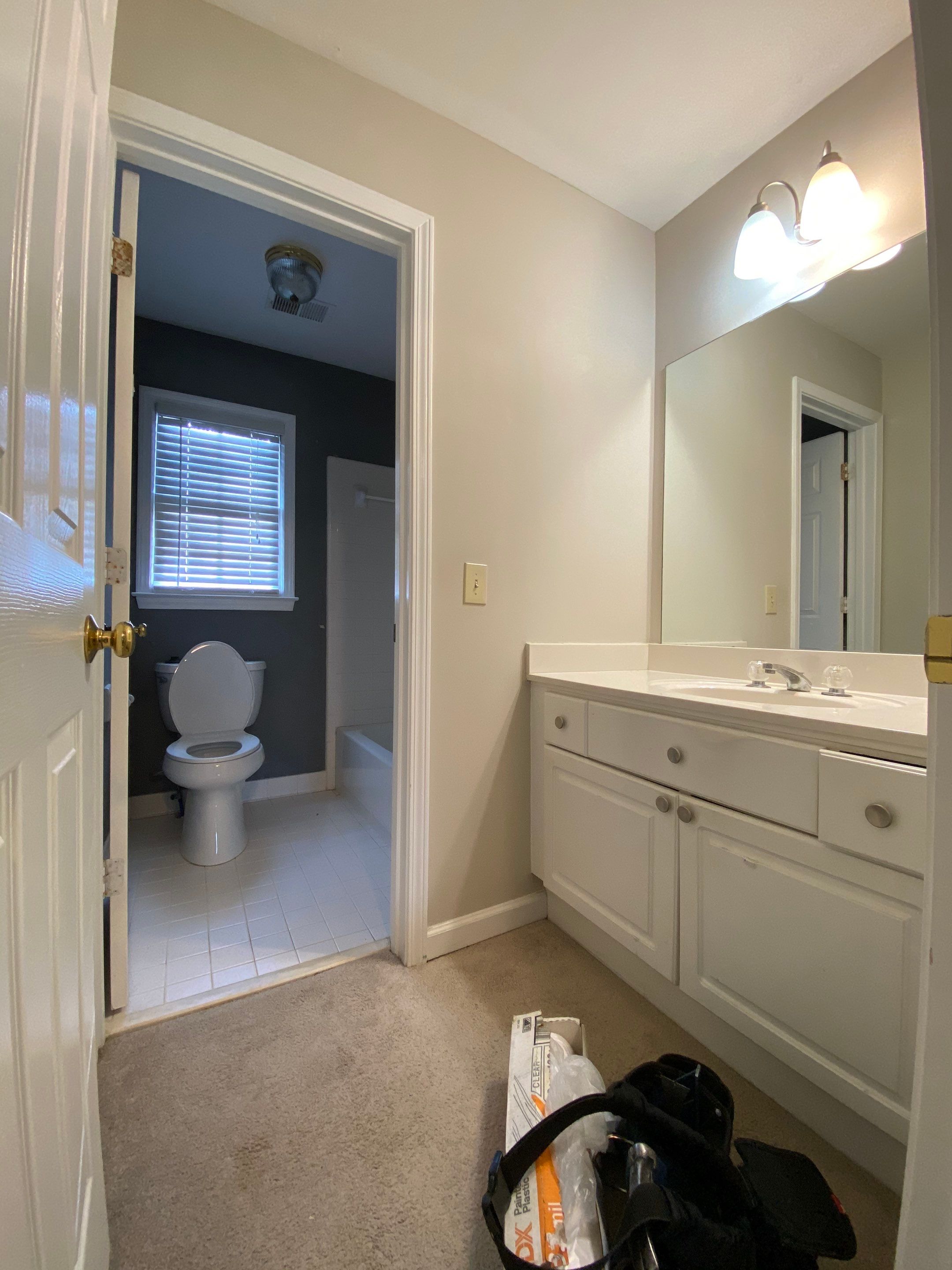 Modern Master Bathroom Remodel with Stacked Stone in Kennesaw by Swift Home Renovations